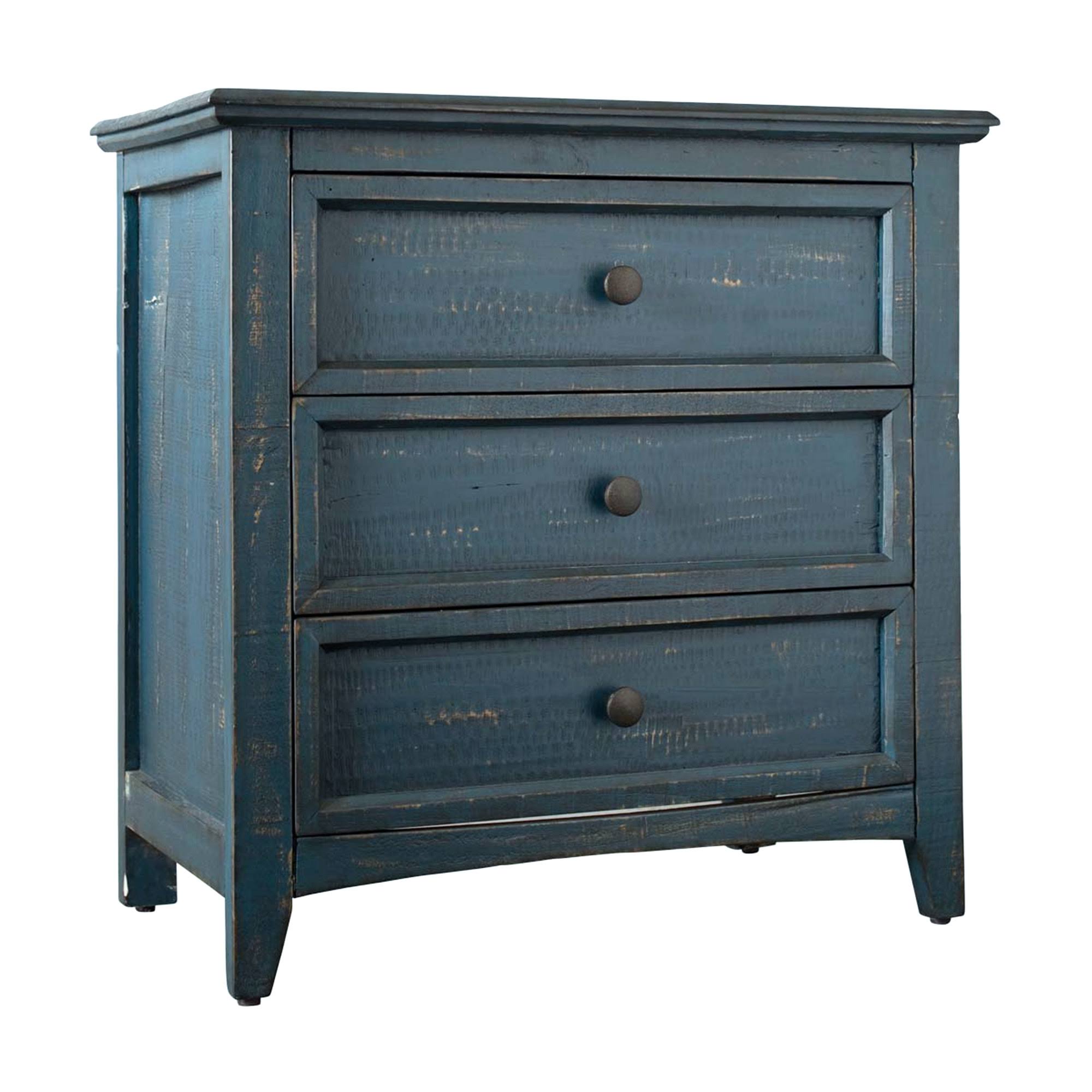 Picket House Furnishings Kendrick 3-Drawer Accent Chest (Blue)
