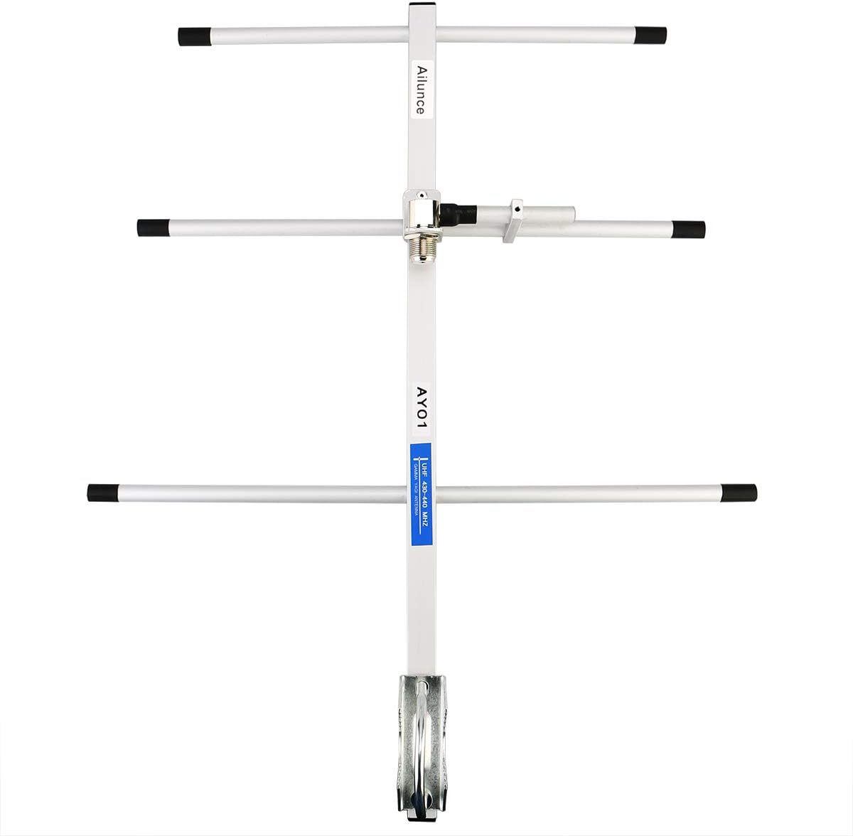 Ailunce AY01 Yagi Antenna for Ham Radio,UHF 400-470MHz Antenna for Ailunce HD1 Retevis RT83 RT21V RT86 RT53 RT6 Walkie Talkie Transceivers,High Gain 7 dBi SL16-F Base Station Antenna(1 Pack) Pack of 2