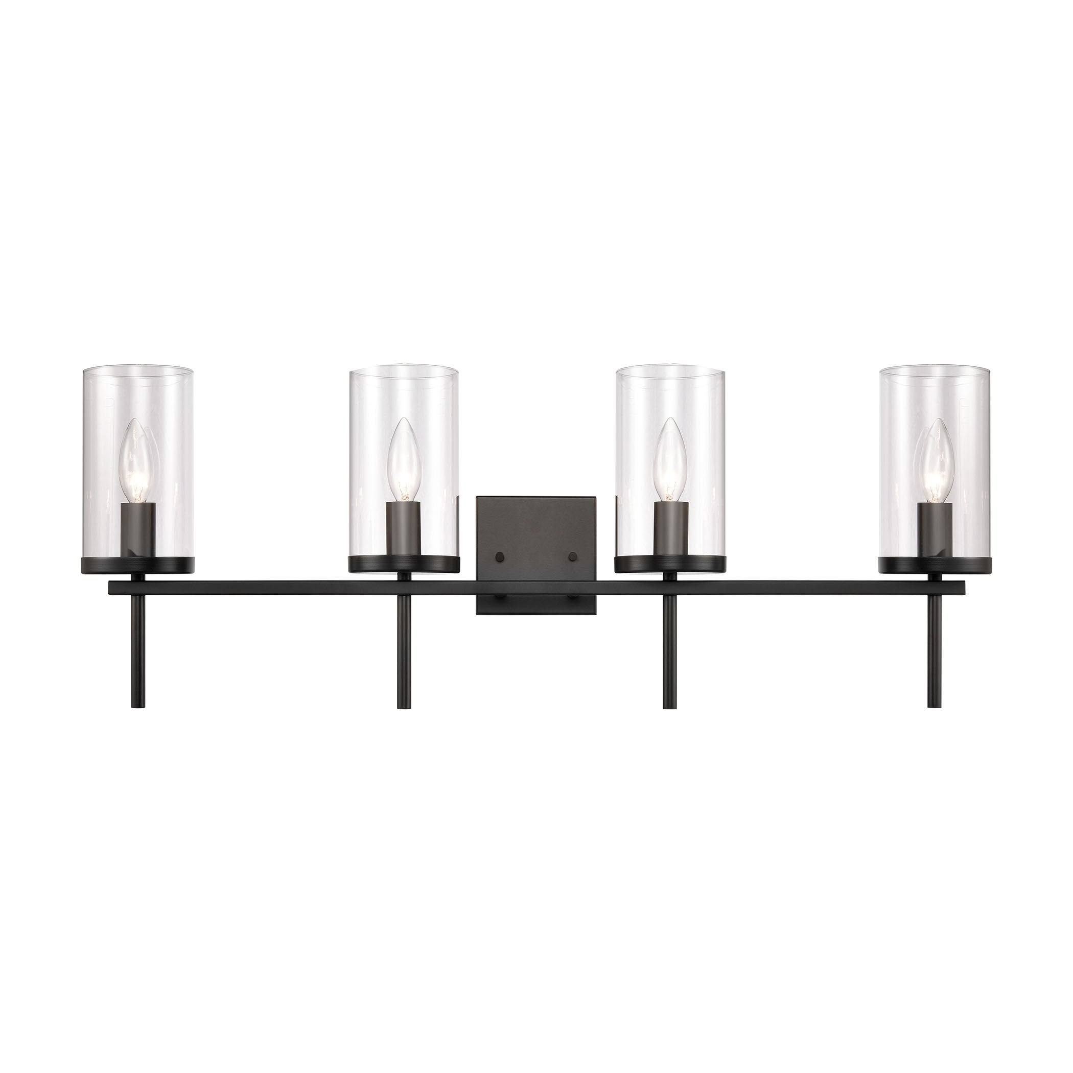 Thomas Lighting 4-Light Bath Black CN290416