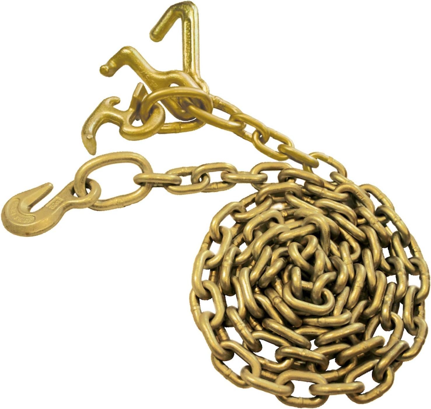 VULCAN Johnstown Tow Chain Universal RTJ Cluster - Grade 70 Chain - 8 Foot - 4,700 Pound Safe Working Load Pack of 2