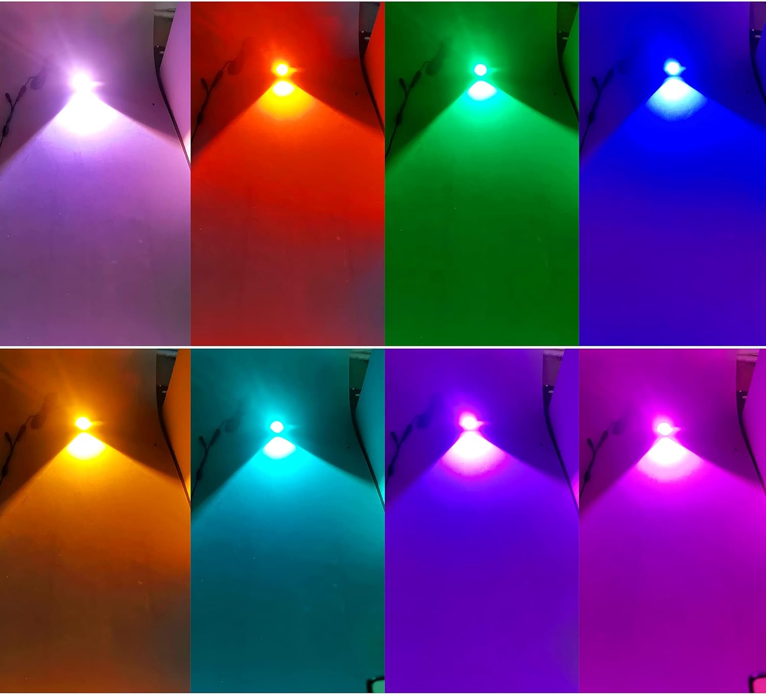 NBWDY 4Pcs RGB LED Boat Underwater Light LED Marine Boat Light Drain Plug Light Decoration Navigation Courtesy Light with Music Apps IR Remote Control for Boat Pontoon Kayak Yacht Steamship Pack of 2