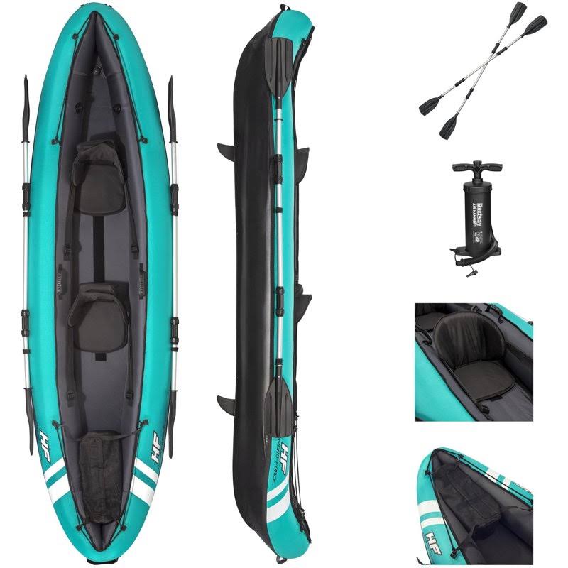 Bestway Hydro-Force Ventura X2 Inflatable Kayak Bright Blue - Canoes/Kayaks/Sm Boats at Academy Sports