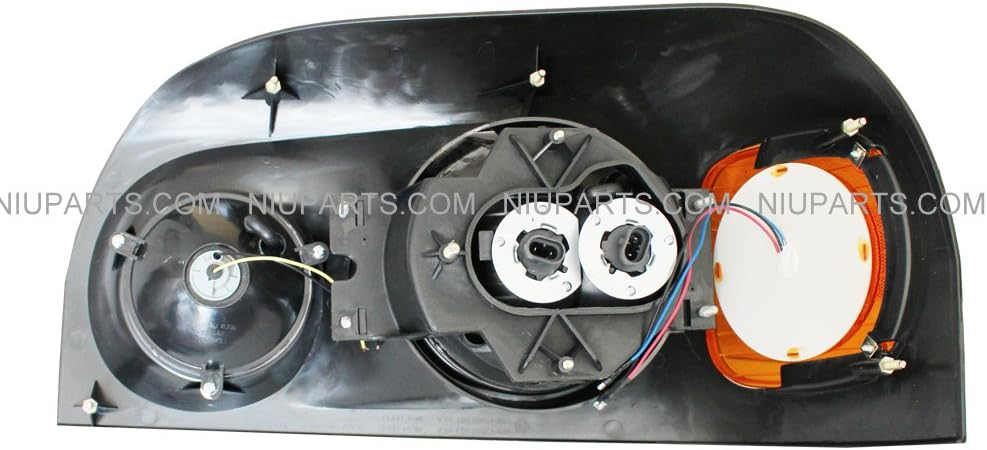 Headlight Black with LED Corner Lamp Passenger Side (Fit: 2004-2015 Freightliner Century)