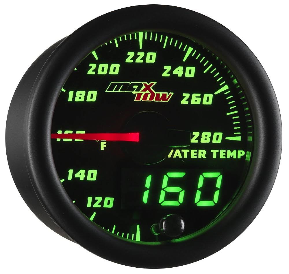 Black u0026 Green MaxTow Water Temperature Gauge