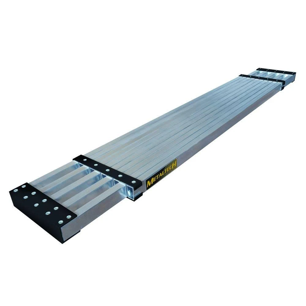 Metaltech M-PEP7100AL 13 ft Aluminum Telescoping Work Plank with 250 lb Load Capacity