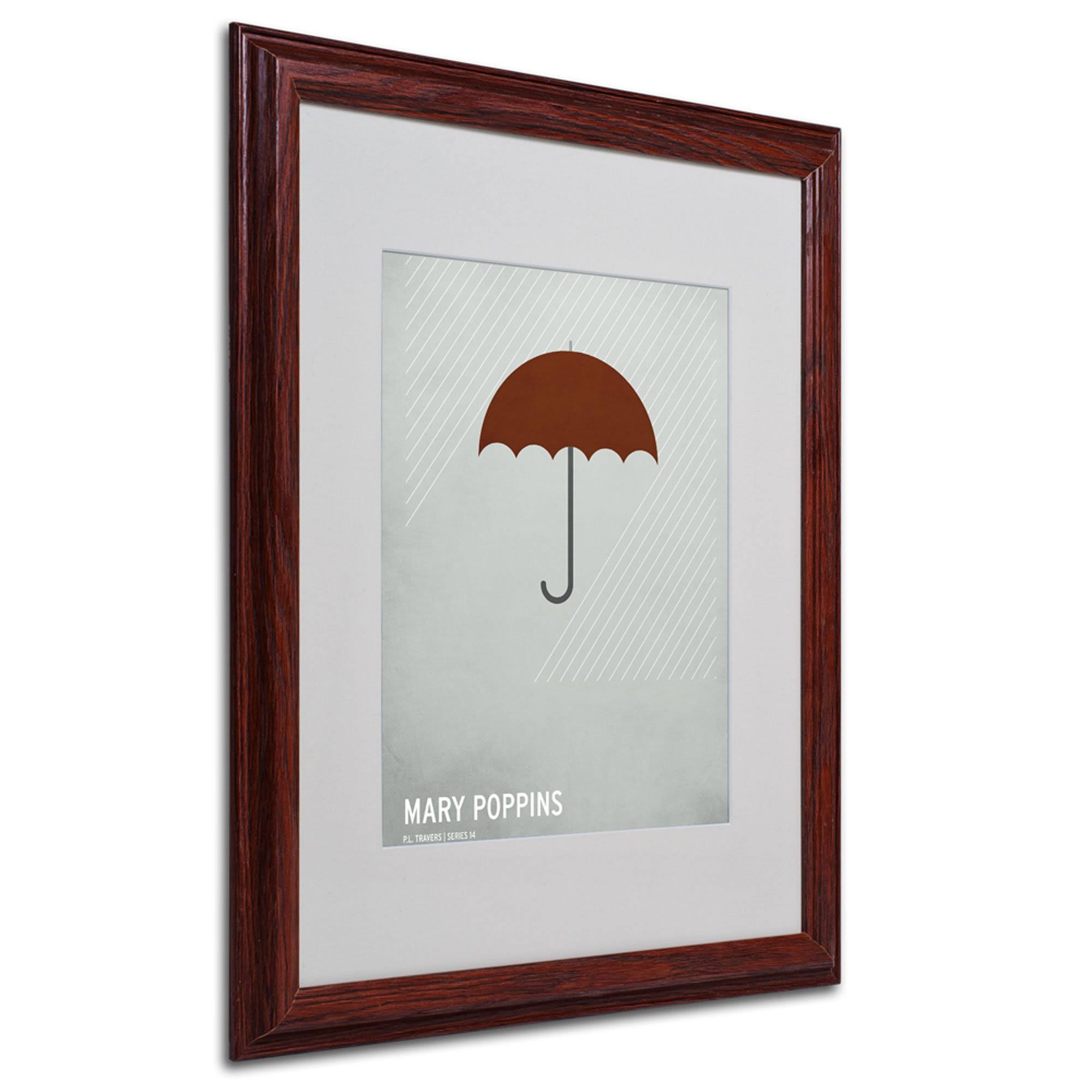 Trademark Art 'Marry Poppins' Matted Framed Art by Christian Jackson - 16x20