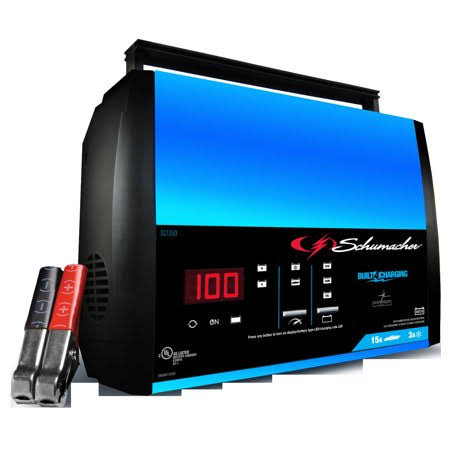 Schumacher Sc1359 Charger Battery Marine 15Amp