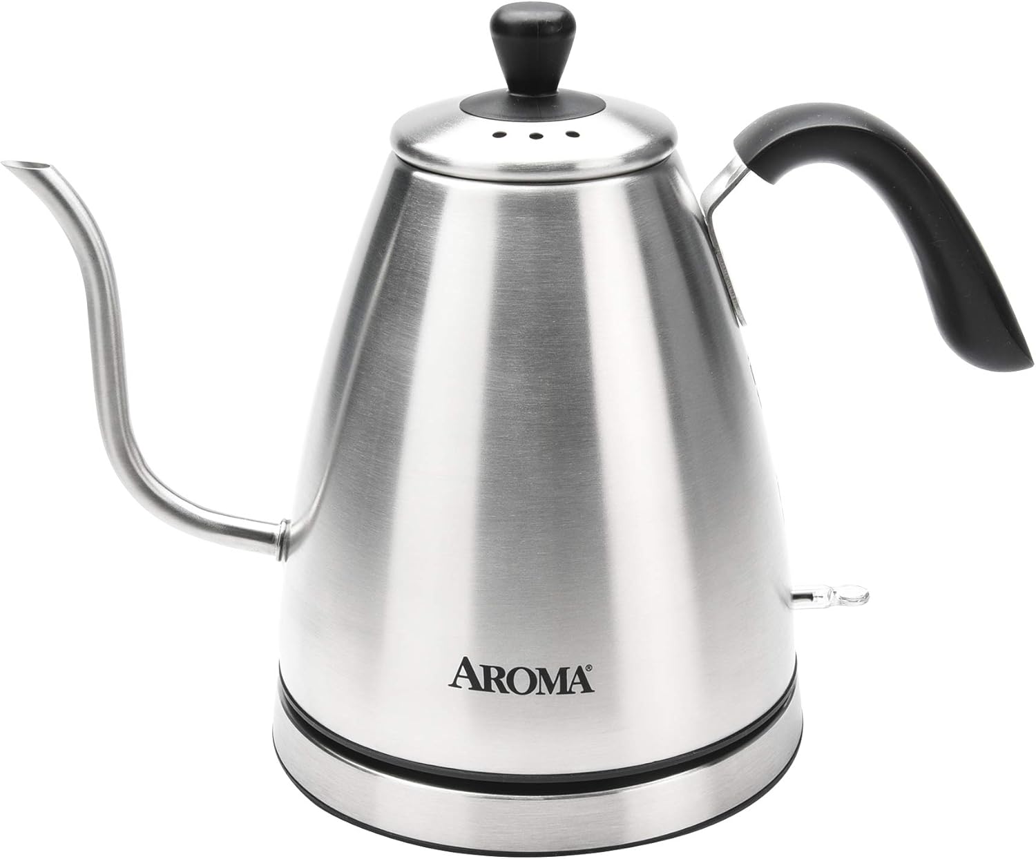 Aroma Housewares Professional AWK-210SB Electric Water Kettle, 1.0 liter, Sliver Pack of 2