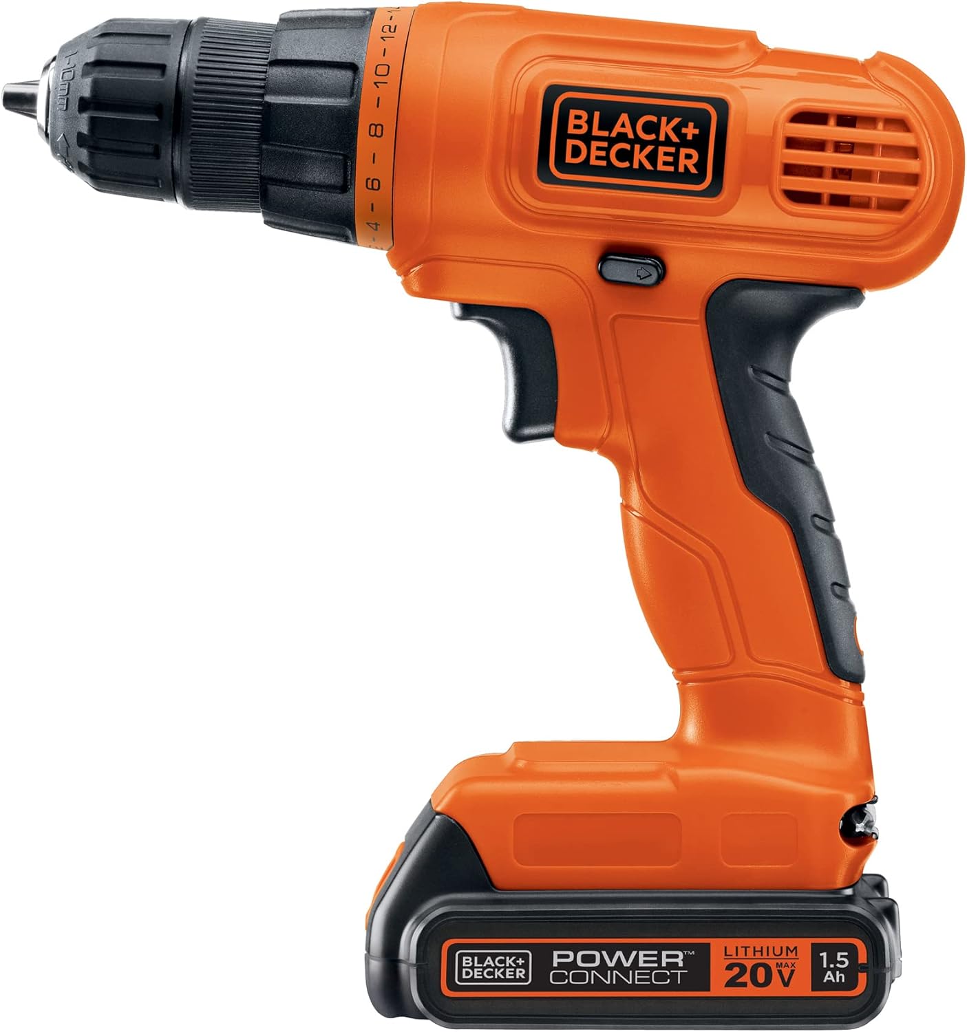 BLACK+DECKER 20V MAX* POWERECONNECT Cordless Drill/Driver + 30 pc. Kit (LD120VA)