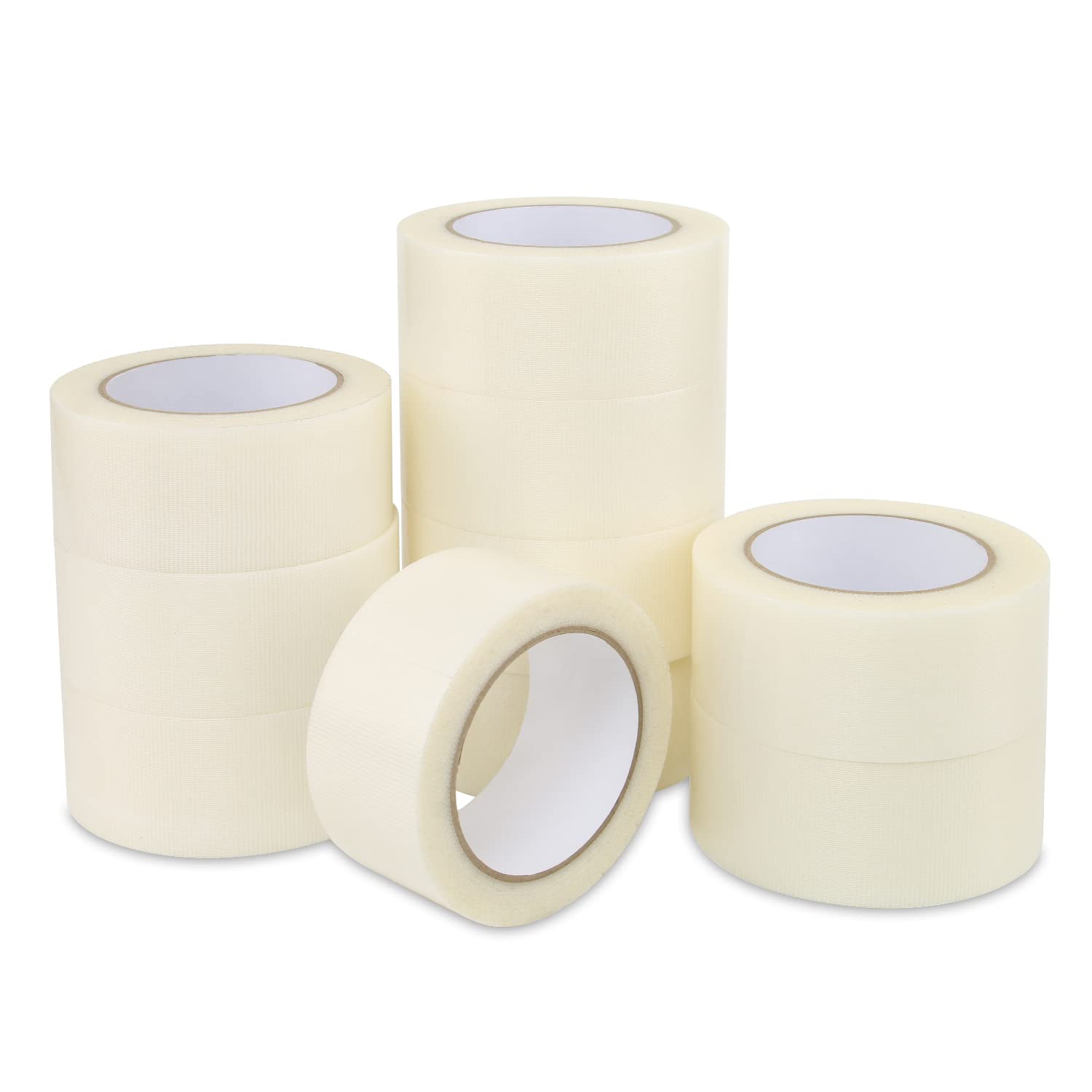 Lichamp Clear Duct Tape Heavy Duty, Waterproof Duct Tape Bulk 10 Multi Pack, 2 inch x 25 Yard x 9 mil Per Roll, A210TP