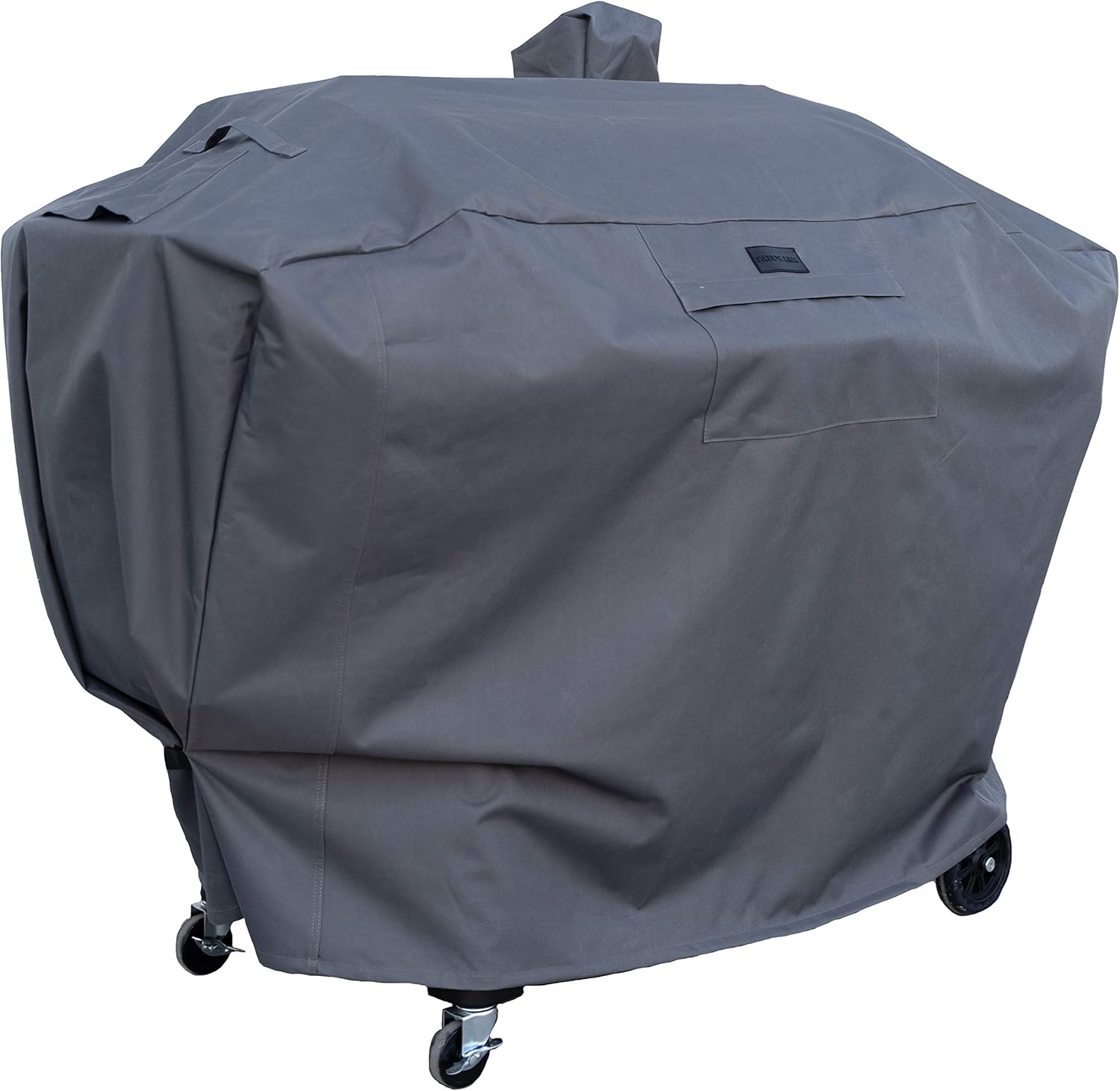 Patio King Grill Cover Replacement for Camp Chef Woodwind 36, SmokePro 36, All 36-Inch Pellet Grills - Upgraded Heavy Duty, Ultra-Durable, All-Weather Pellet Grill Cover (Gray) Pack of 2