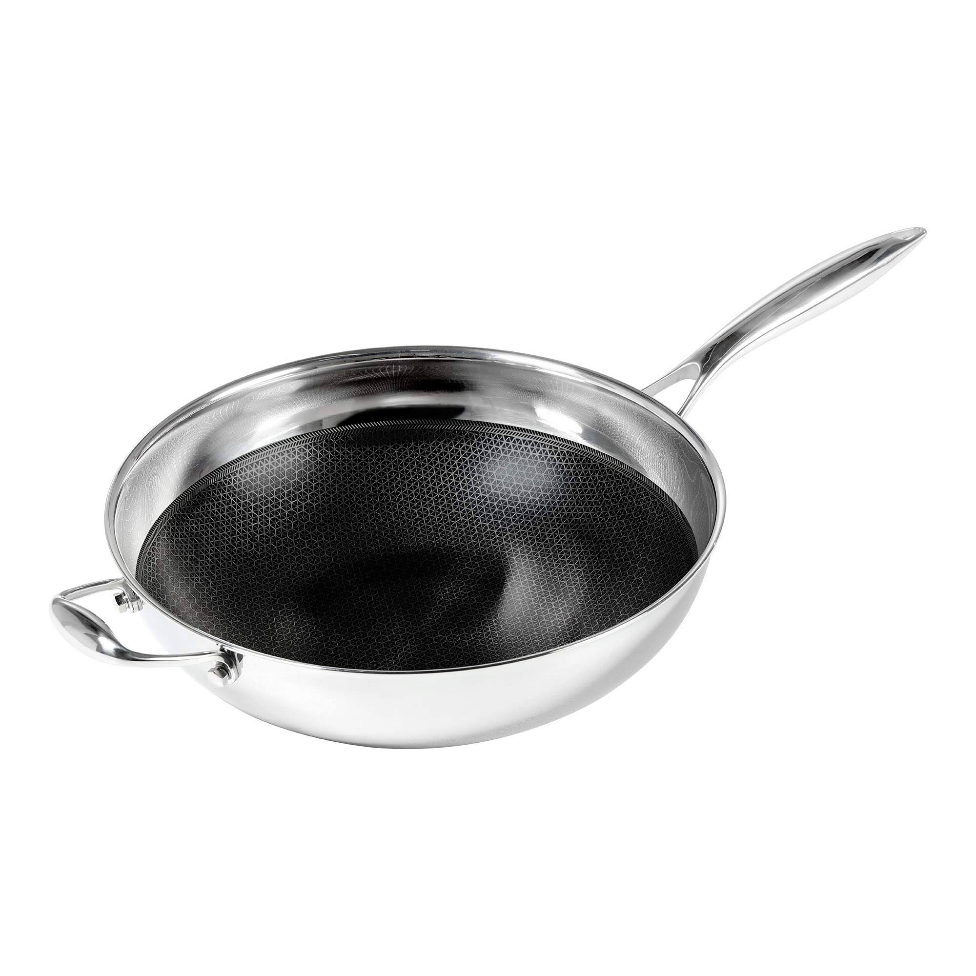 Stainless Steel Wok - Black Cube