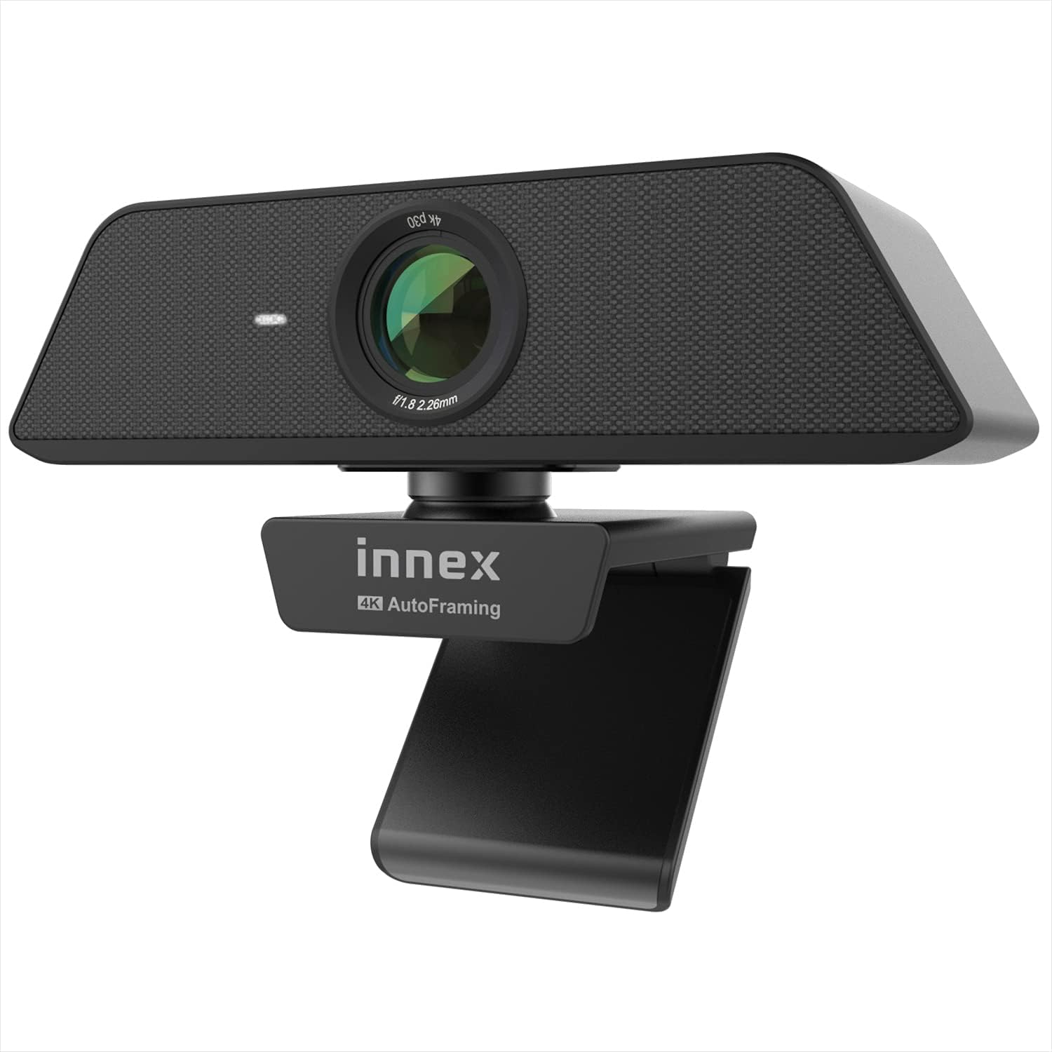 4K AI Auto-Tracking Webcam, Innex C470, 120-Degree Wide Angle and Built-in Microphone, Plug and Play, for Videoconferencing Zoom/Teams/Skype/Google Meet, Live Streaming, and Distance Learning