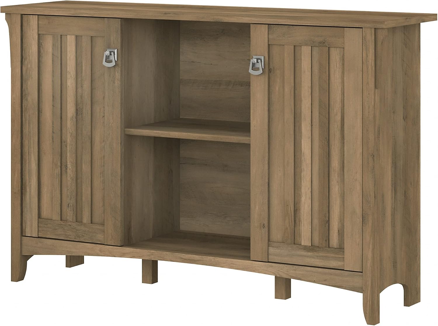 Bush Furniture Salinas Accent Storage Cabinet with Doors, Reclaimed Pine