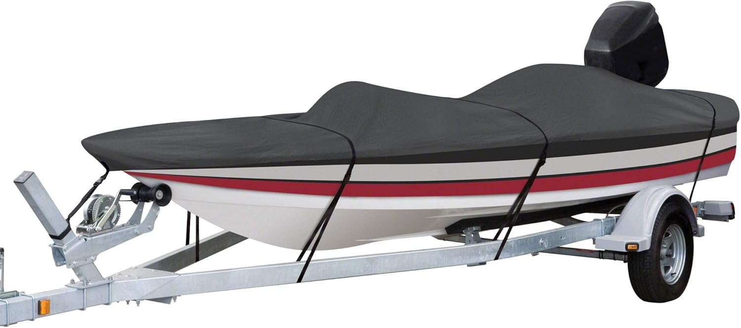 Classic Accessories StormPro Heavy-Duty Boat Cover, Fits boats 14 ft - 16 ft long x 90 in wide