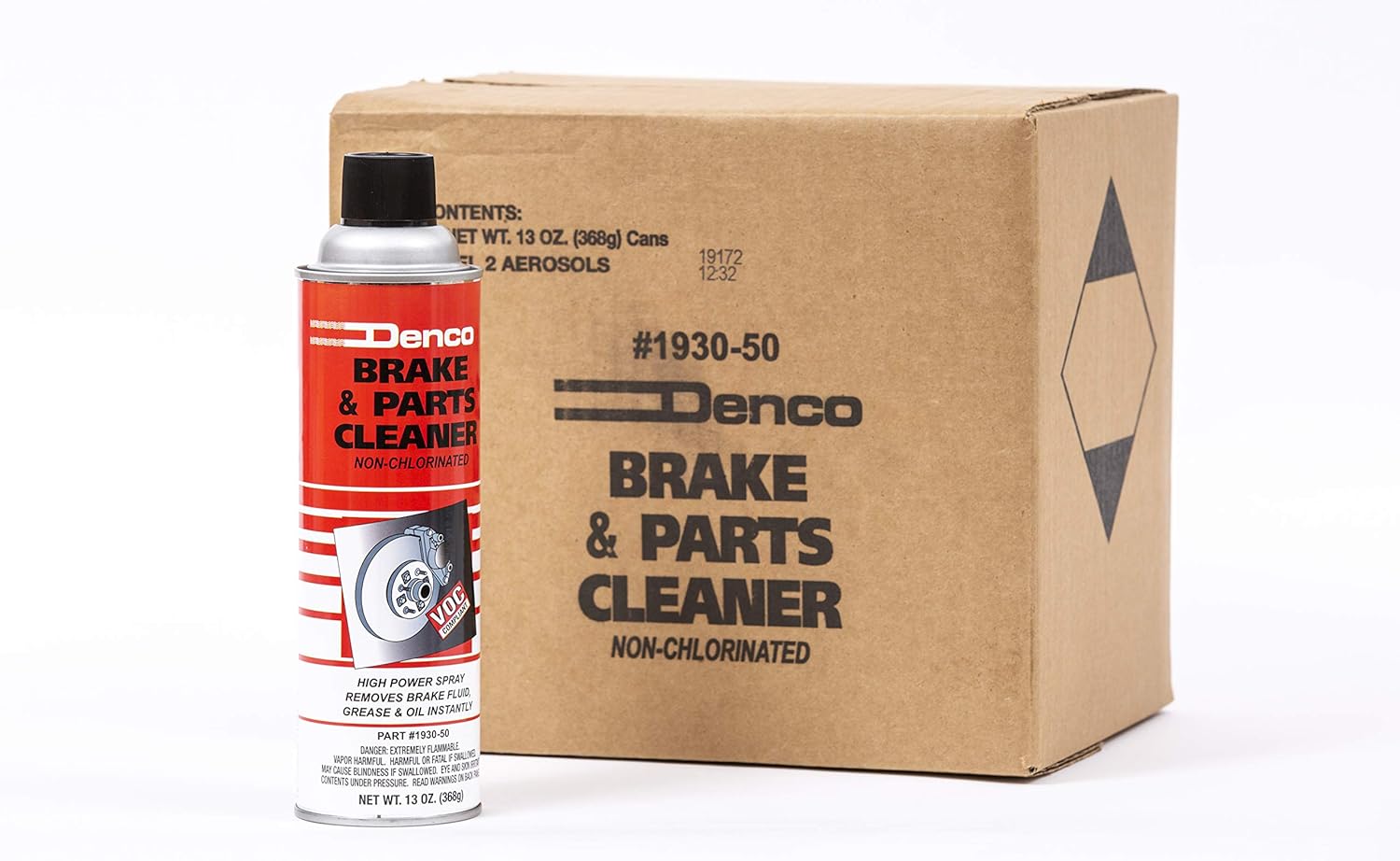 #1930-50 Denco Brake Cleaner 50 State - Low VOC - Non Chlor - 15.3 FL OZ - 13 Oz Cans - 44 Pack