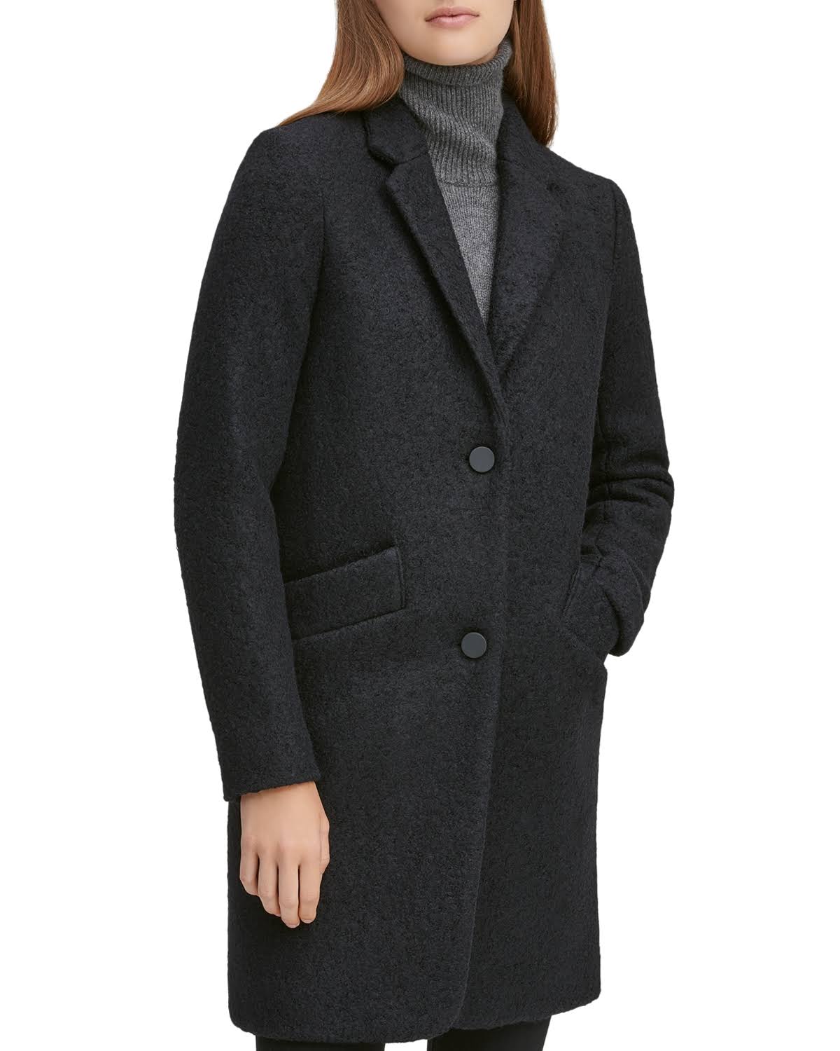 Marc New York Paige Boucle Coat - 2 / Black