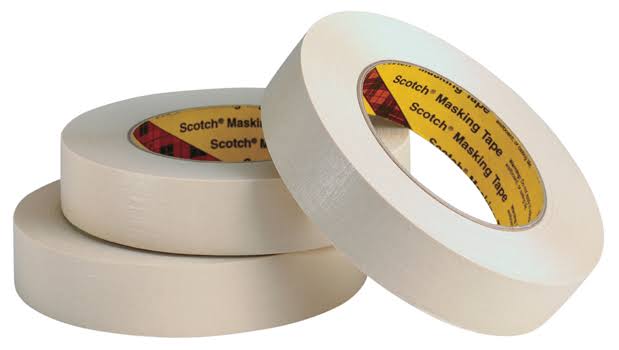 3M Paint Masking Tape Tan, 48 in x 60 yd 7.6 mil, 1 per Case Bulk | Pack-n-Tape 231/231A