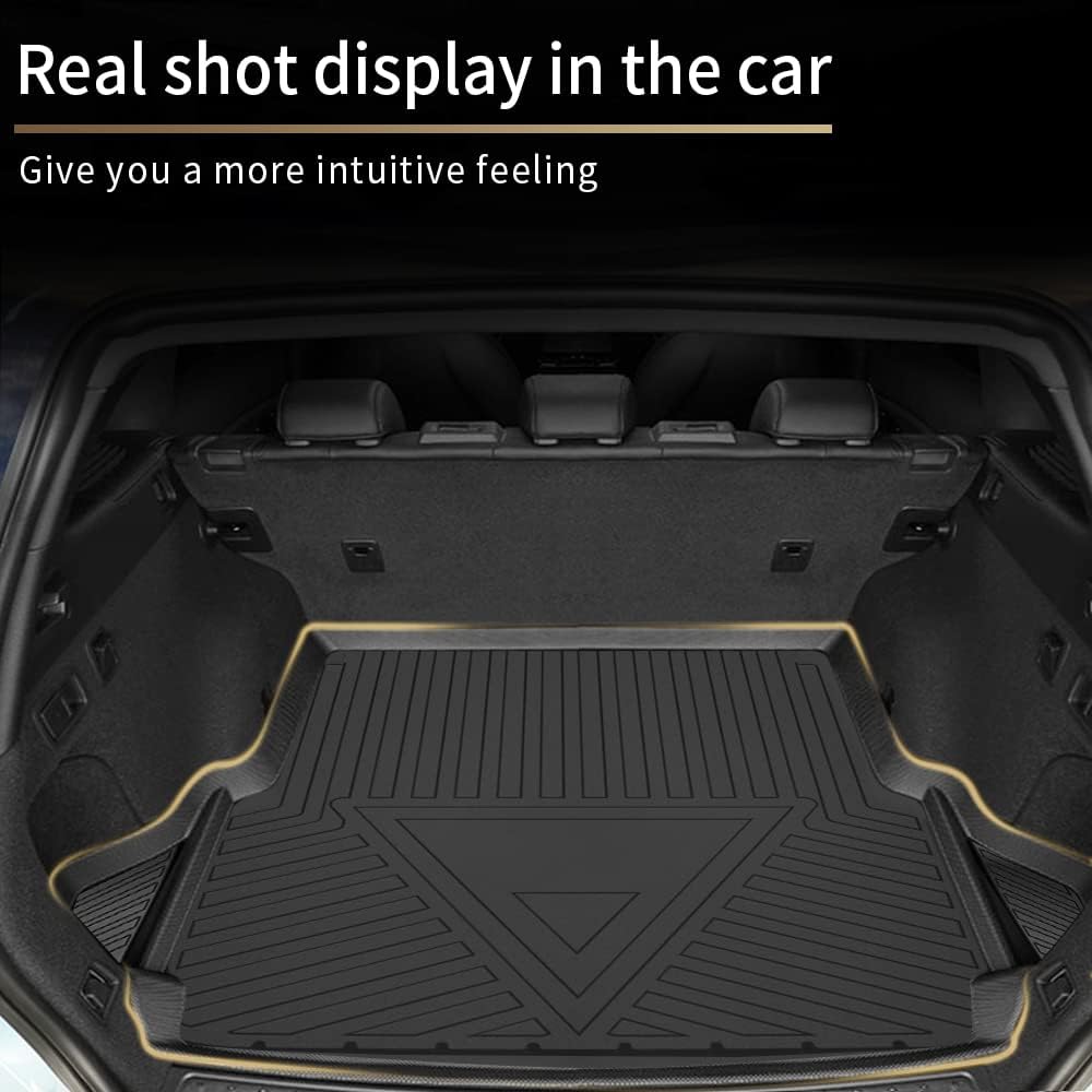 AOMSAZTO for Honda Accord/Hybrid Accessories 2018-2022 Custom Fit Cargo Trunk Liner Floor Mat All Weather Black for - All Models