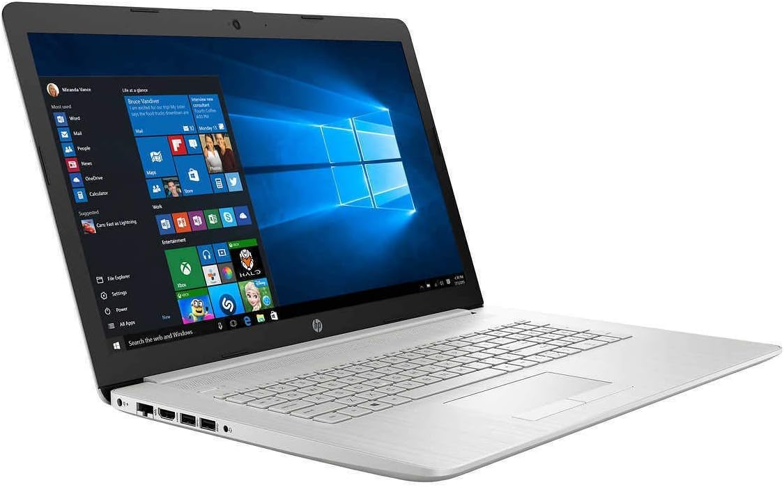 HP 17.3 FHD IPS Laptop, Core i5-10210U (Beat i7-8665U), HD Webcam, Backlit Keyboard, HDMI, UHD Graphics, Windows 10 Home, 12GB Memory, 1TB HDD (Renewed)
