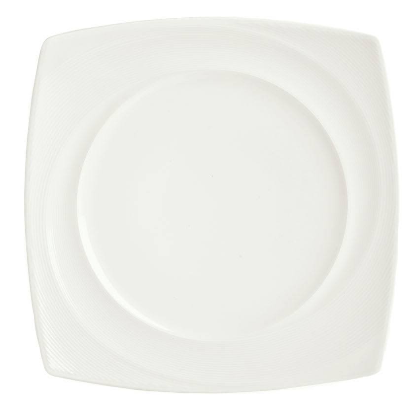 Syracuse China 987659433 8 1/4x22 Silk Pattern Plate - Square, White