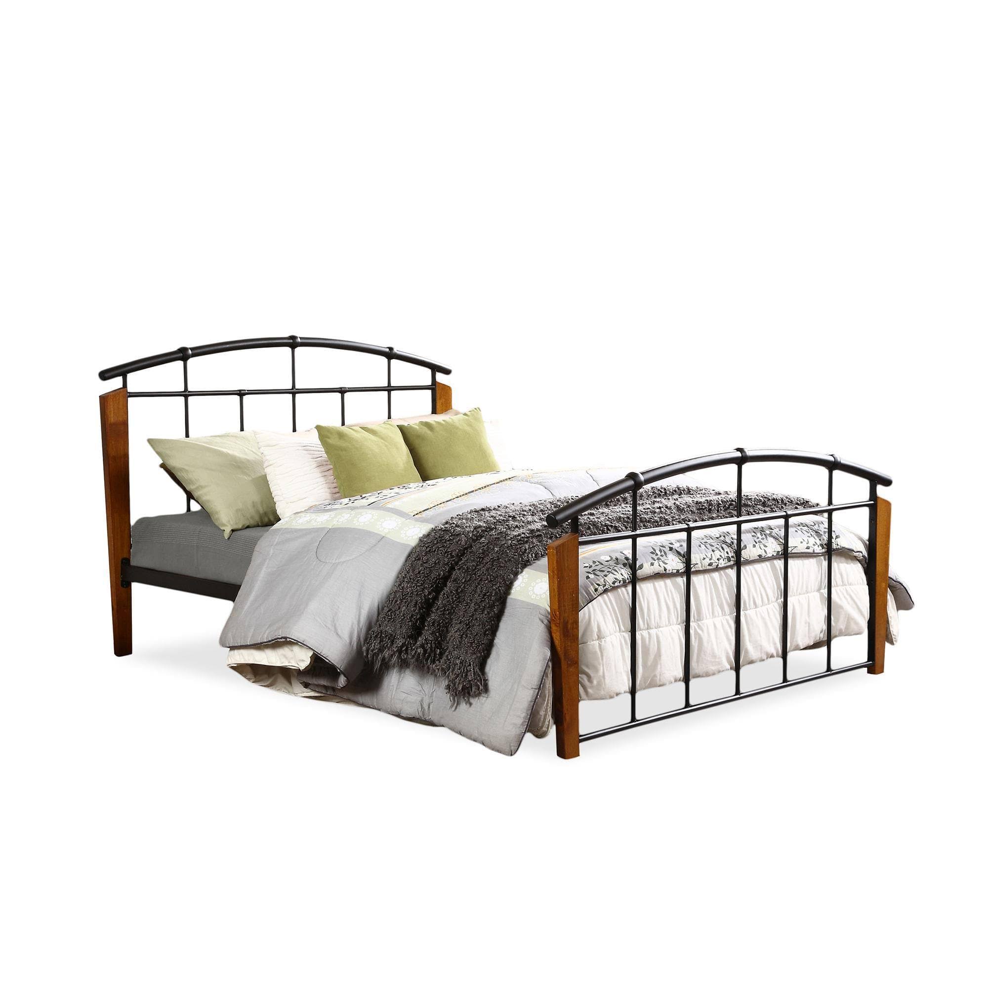 Baxton Studio Optimus Black Metal Queen Platform Bed