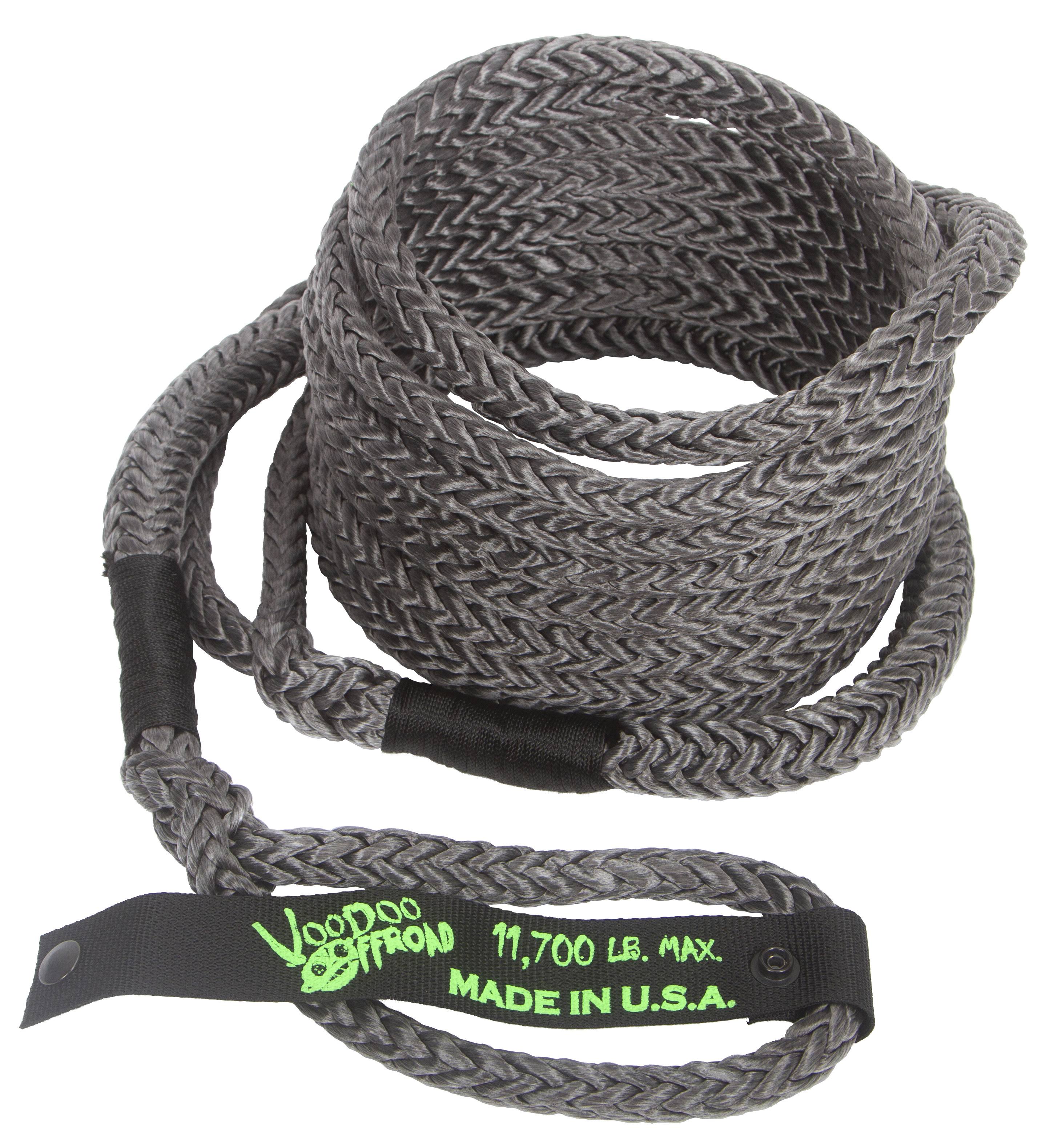 Voodoo Offroad 1300029 Recovery Rope, Black