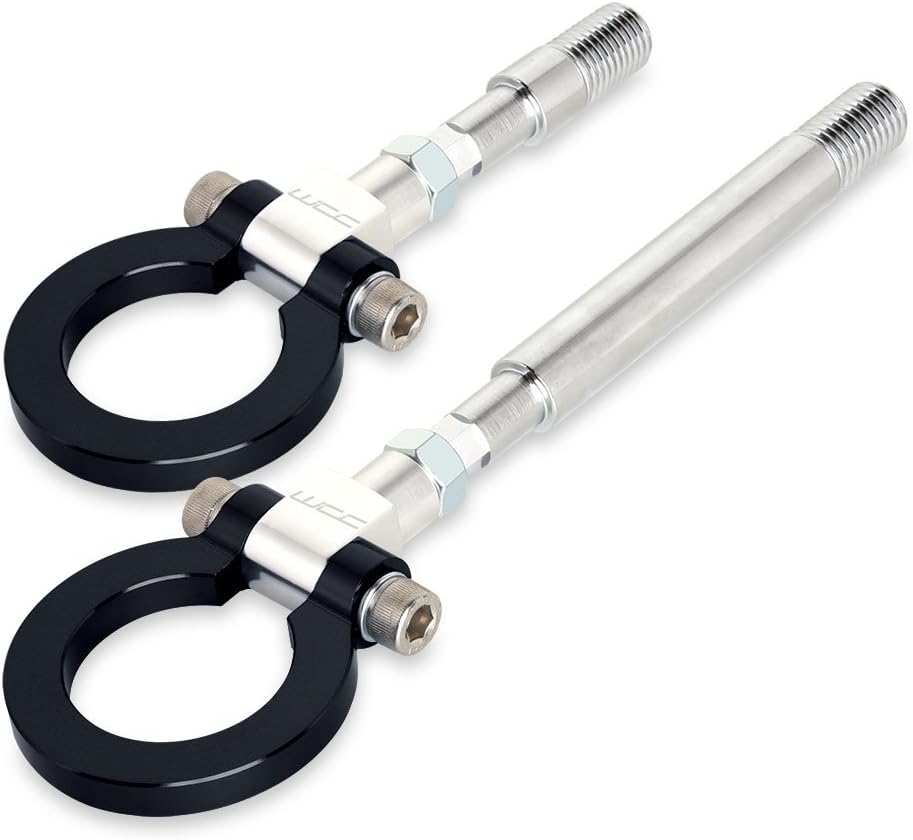 SR1 Performance C7 & C8 Corvette Tow Hooks : Black (Front & Rear)