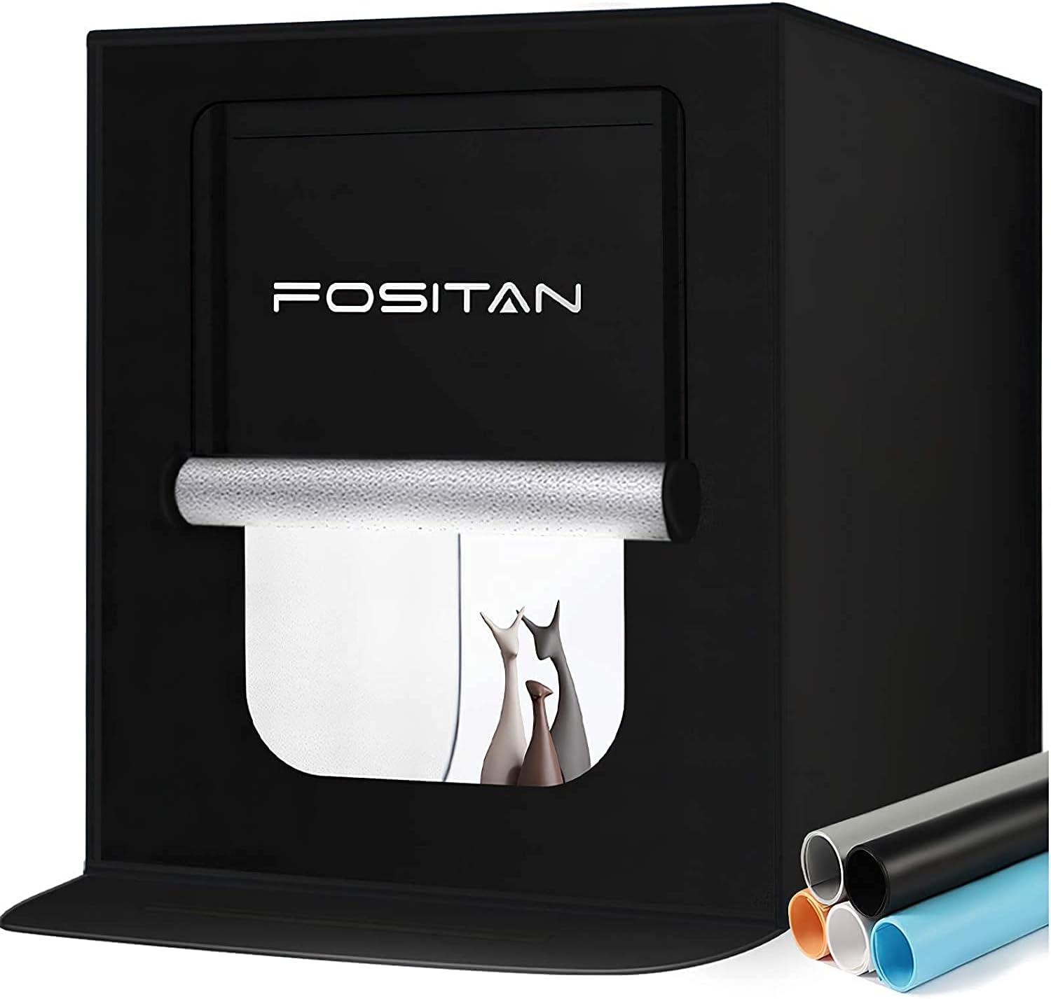 FOSITAN Photo Light Box, 5 Colors Backdrops Photo Studio Box 20