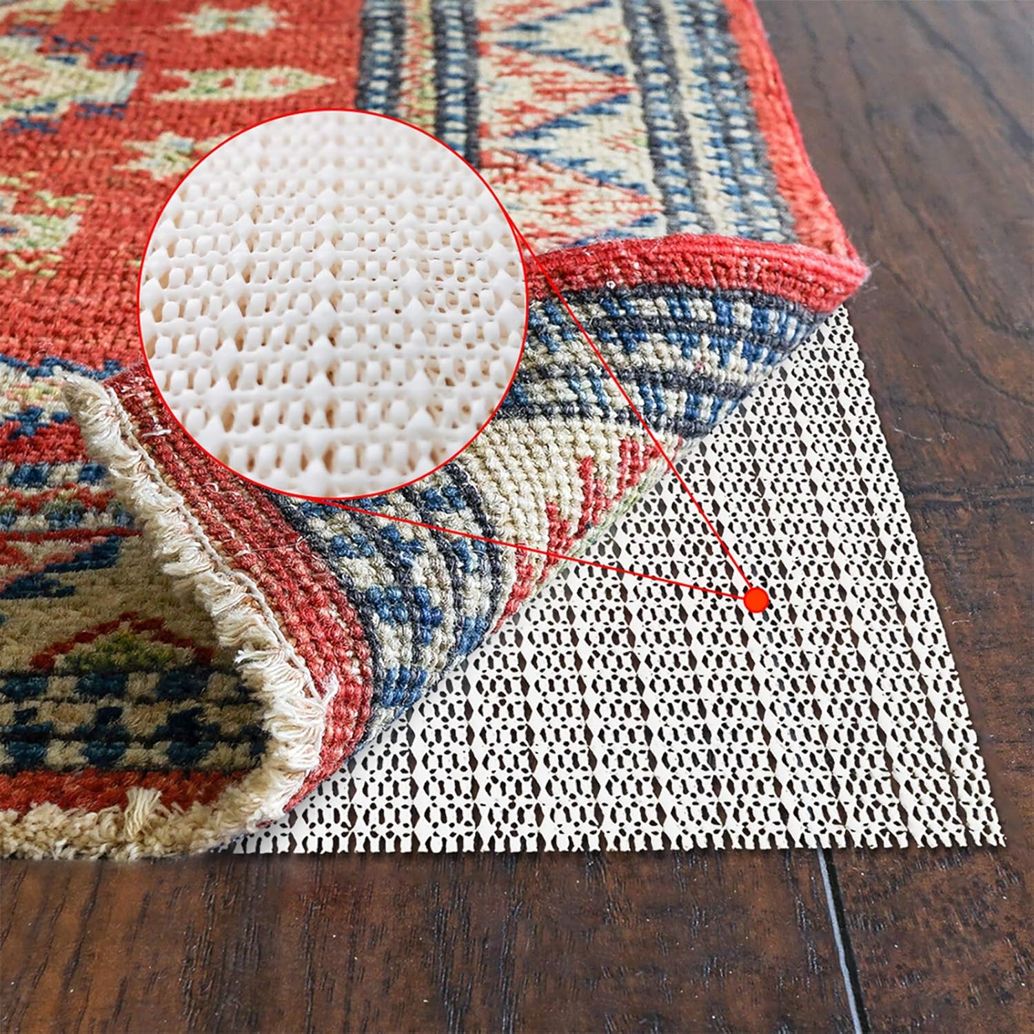 SHAREWIN 9x12 Non-Slip Area Rug Pad Gripper for Any Hard Surface Floors Keep Your Rugs Safe and in Place