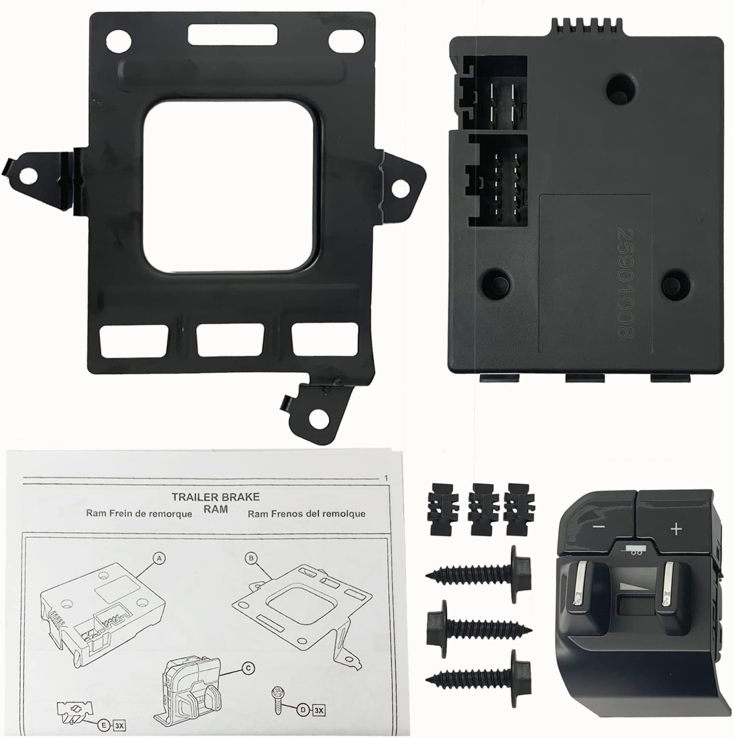 Integrated Trailer Brake Controller Compatible with 2019 2020 2021 Ram 1500 Replace 82215278AE