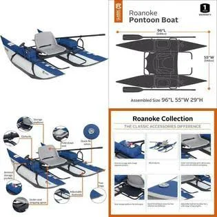 Classic Accessories Roanoke Pontoon Boat