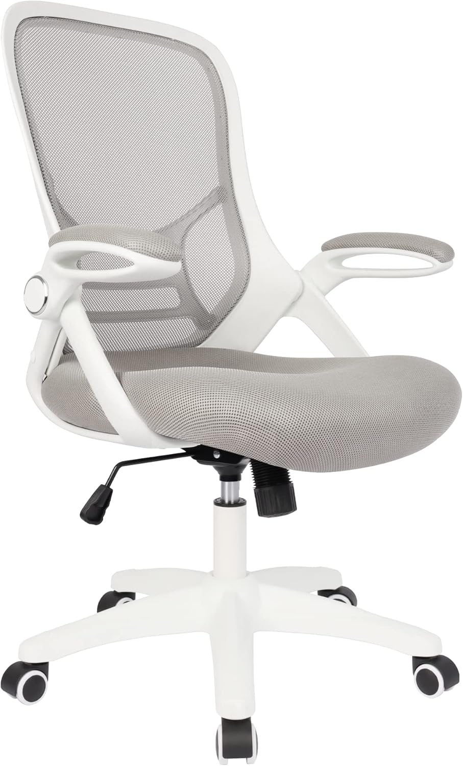 Office Chair Ergonomic Mesh Swivel Computer Task Desk Chair Comfortable, Flip-up Arms, Adjustable Height, Black