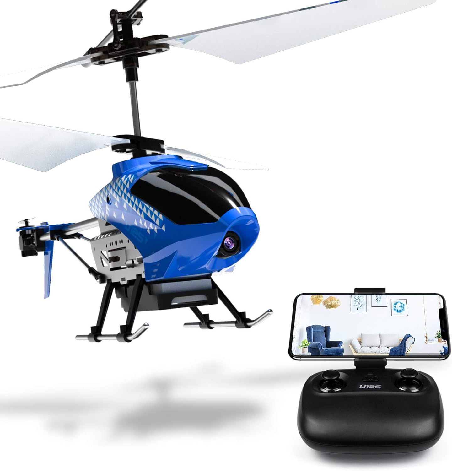 Cheerwing U12S Mini RC Helicopter with Camera Remote Control Helicopter for Kids and Adults Pack of 2