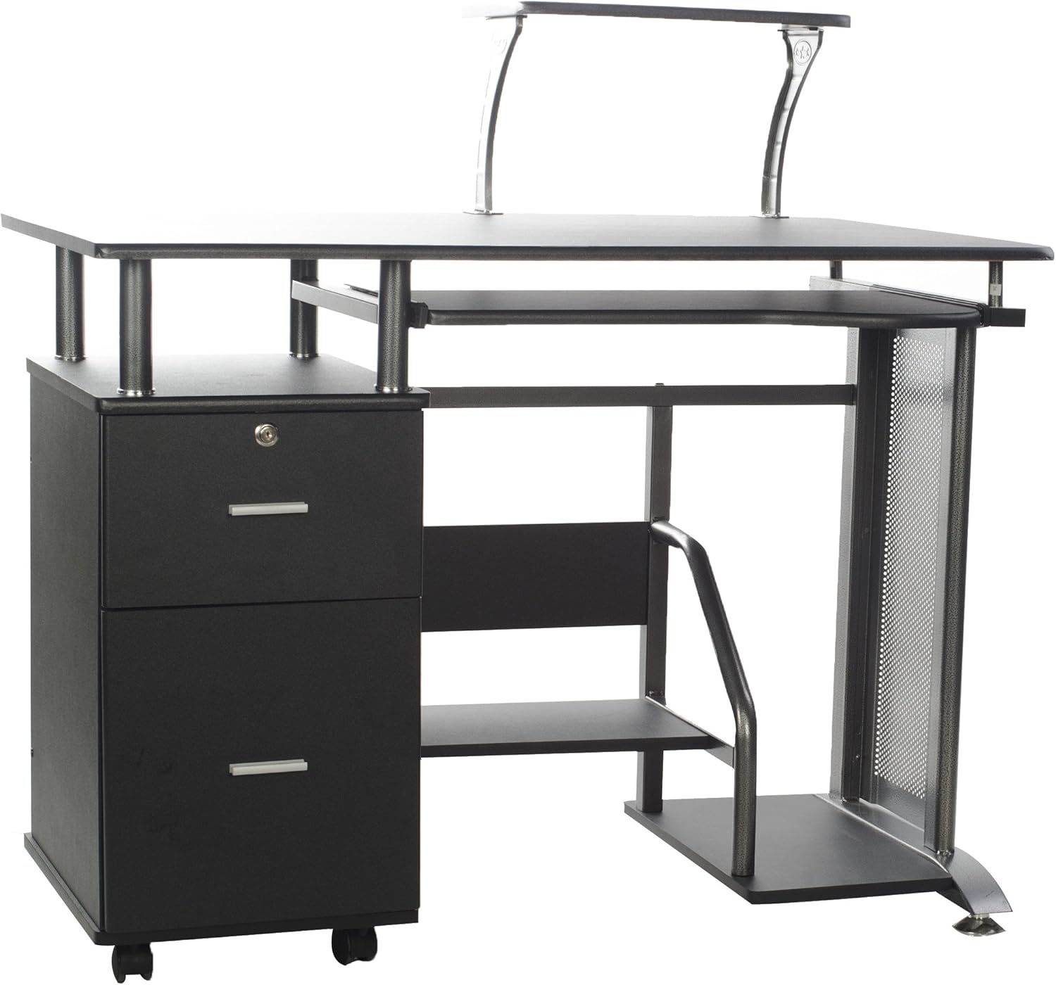 OneSpace Rothmin Computer Desk with Storage Cabinet