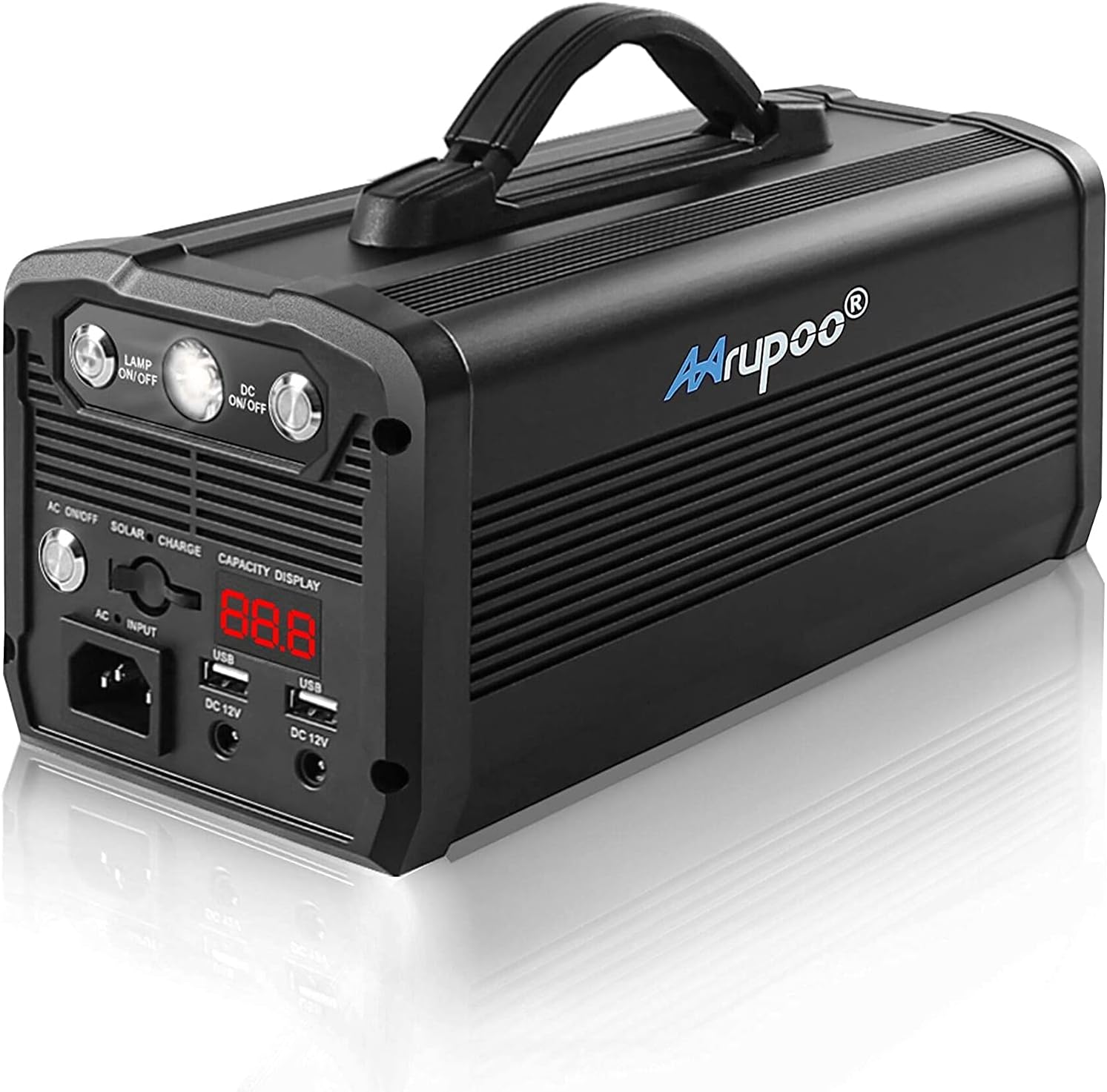 SUnMilY Portable Power Station 300Wh 78000mah Backup Lithium Battery, 300W / 110V Pure Sine Wave AC Outlet, Solar Generator for Camping Travel CPAP Emergency Outdoor