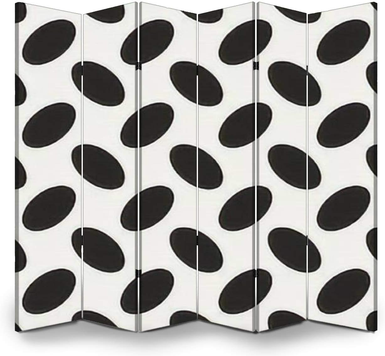 Wood Screen Room Divider Vector seamless cross tiling pattern Modern stylish geometric lattice Folding Screen Canvas Privacy Partition Panels Dual-Sided Wall Divider Indoor Display Shelves 6 Panels