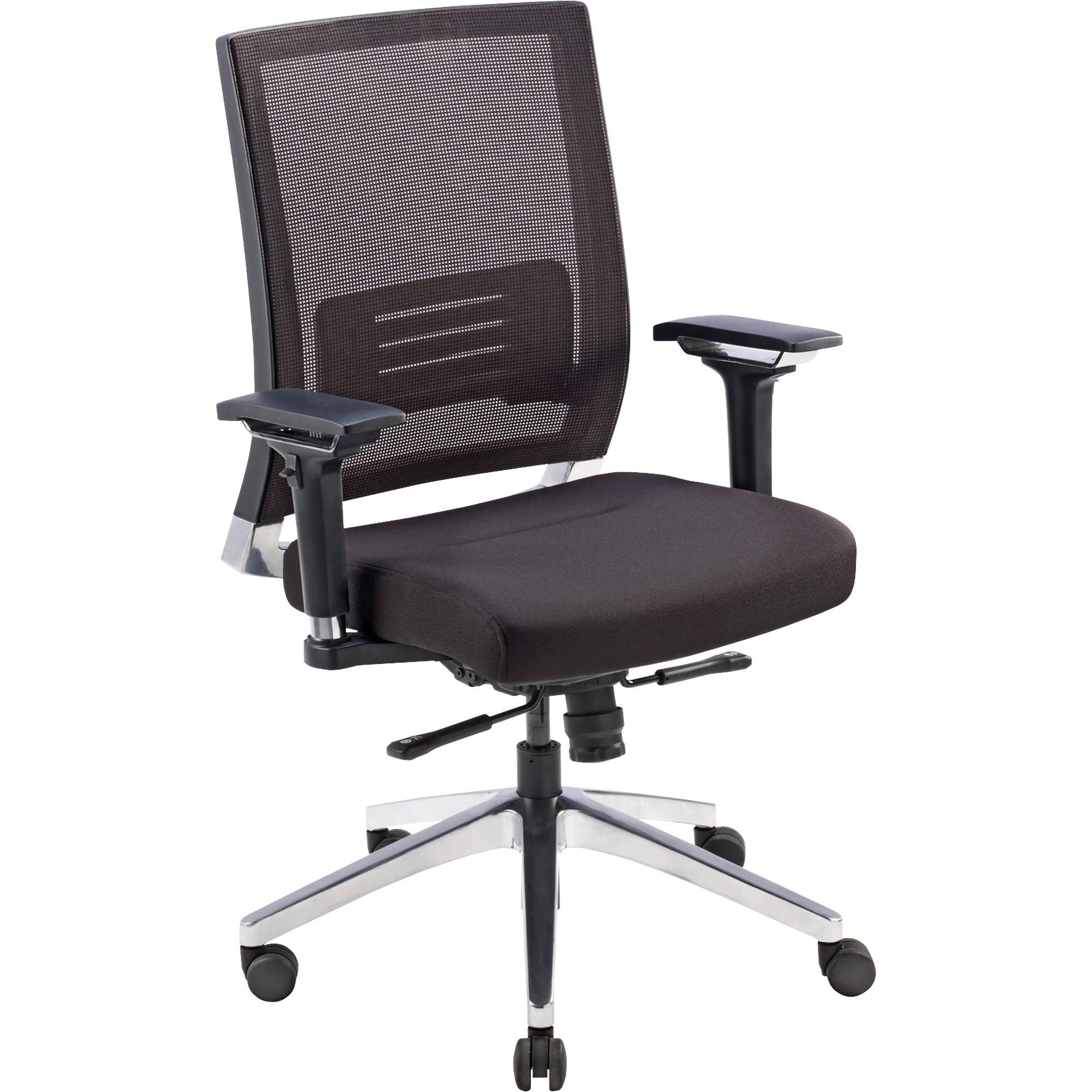 Lorell Lower Back Swivel Executive Chair , Black