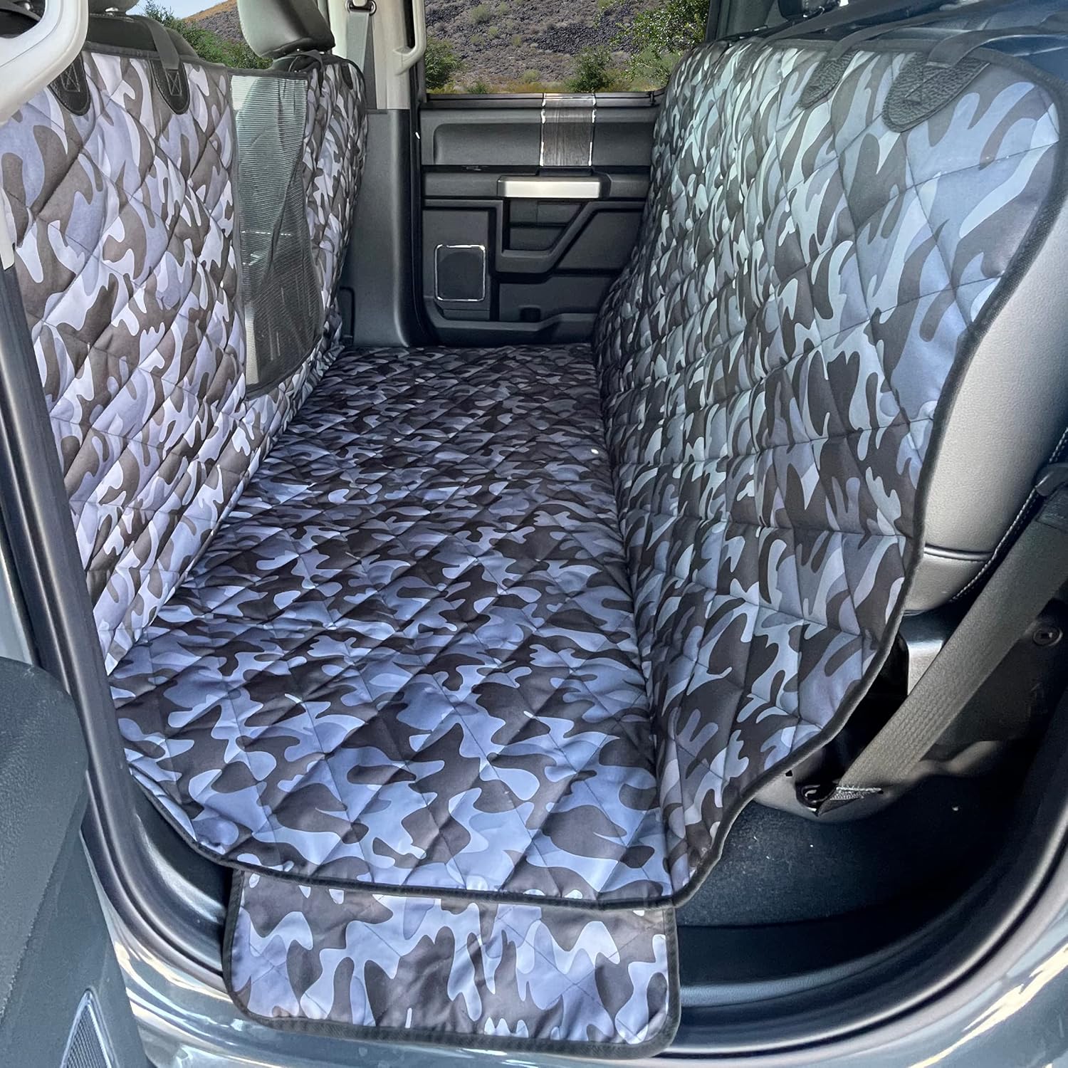 4Knines Floor Hammock for Crew Cab Trucks (Black, Driver Side Split)