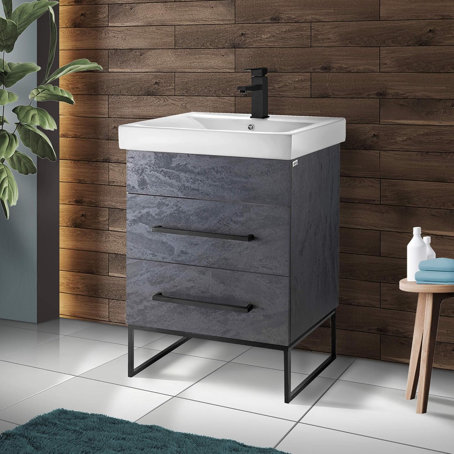 Fine Fixtures - Modern Black Marble 20