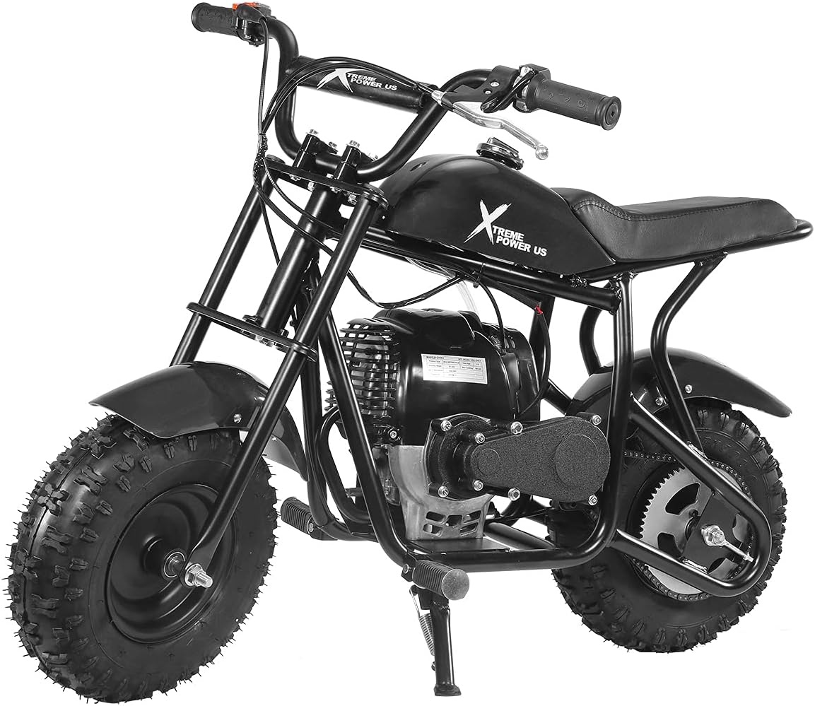 XtremepowerUS Pro-Edition 40CC 4-Stroke Kids Dirt Off Road Mini Dirt BIK Gas Powered Dirt Bike Off Road Dirt Bikes Trail Mini Bike, Black