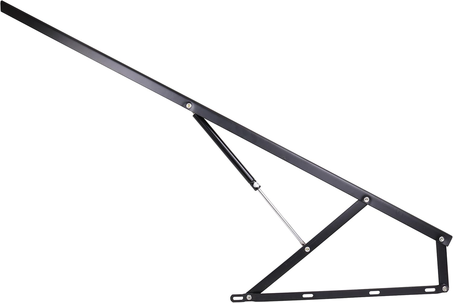 ECLV 5FT Gas Piston Bed Lift Mechanisms for Sofa Bed Box Storage King Queen Twin Space Saving DIY Project Hardware,Black