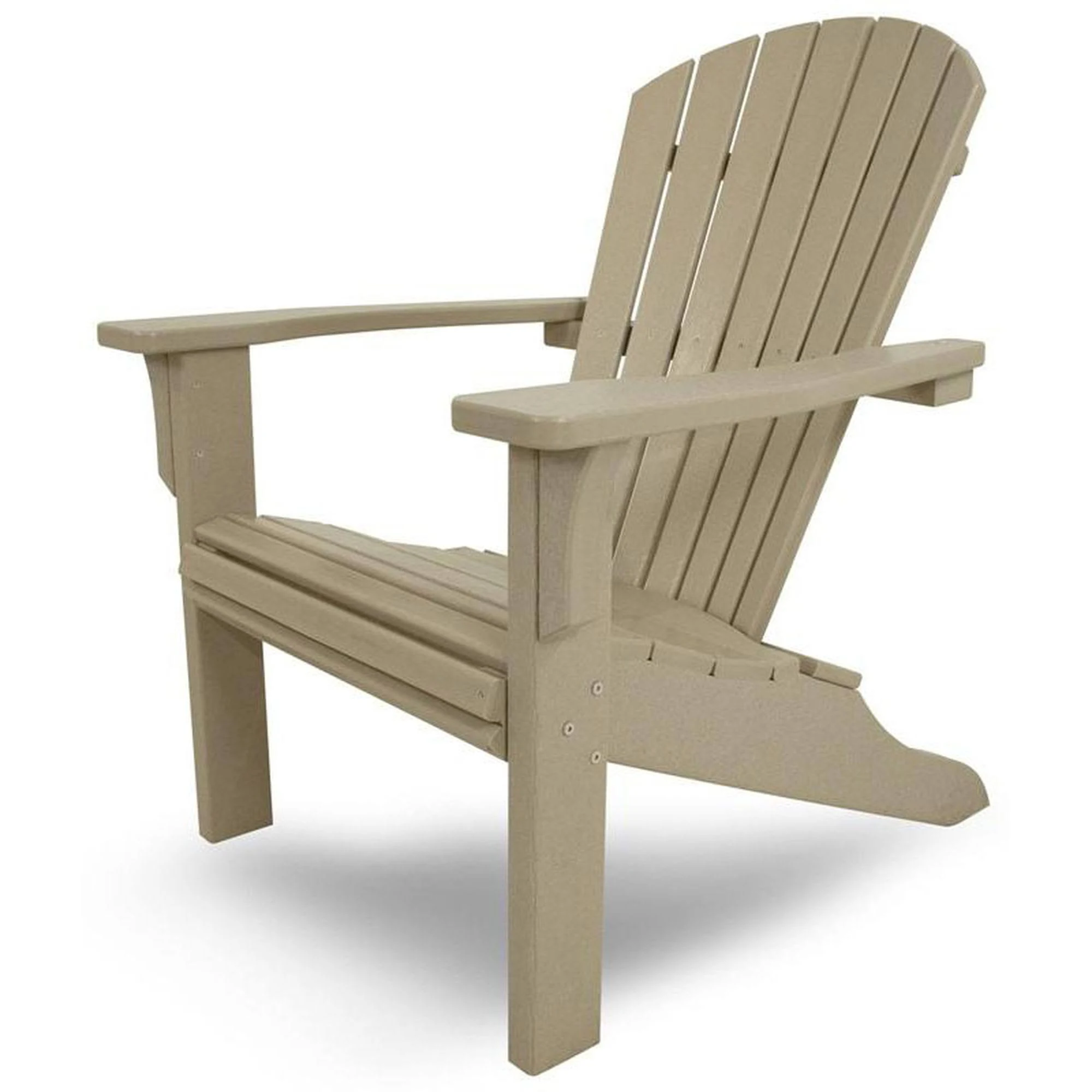 POLYWOOD Seashell Adirondack Chair Sand