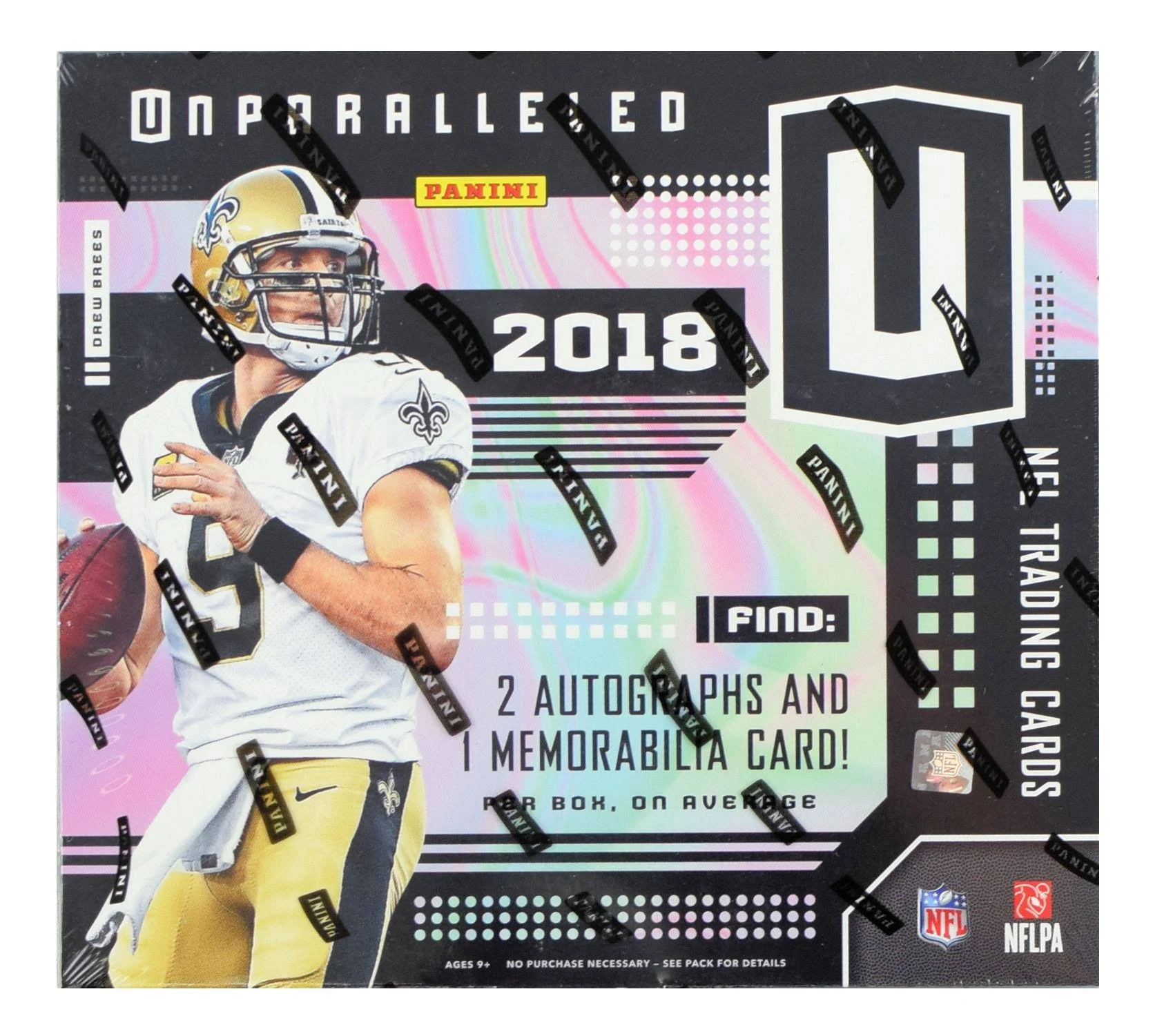 2018 Panini America Unparalleled Football Hobby Box (92389) - 8 Packs of 8 Cards