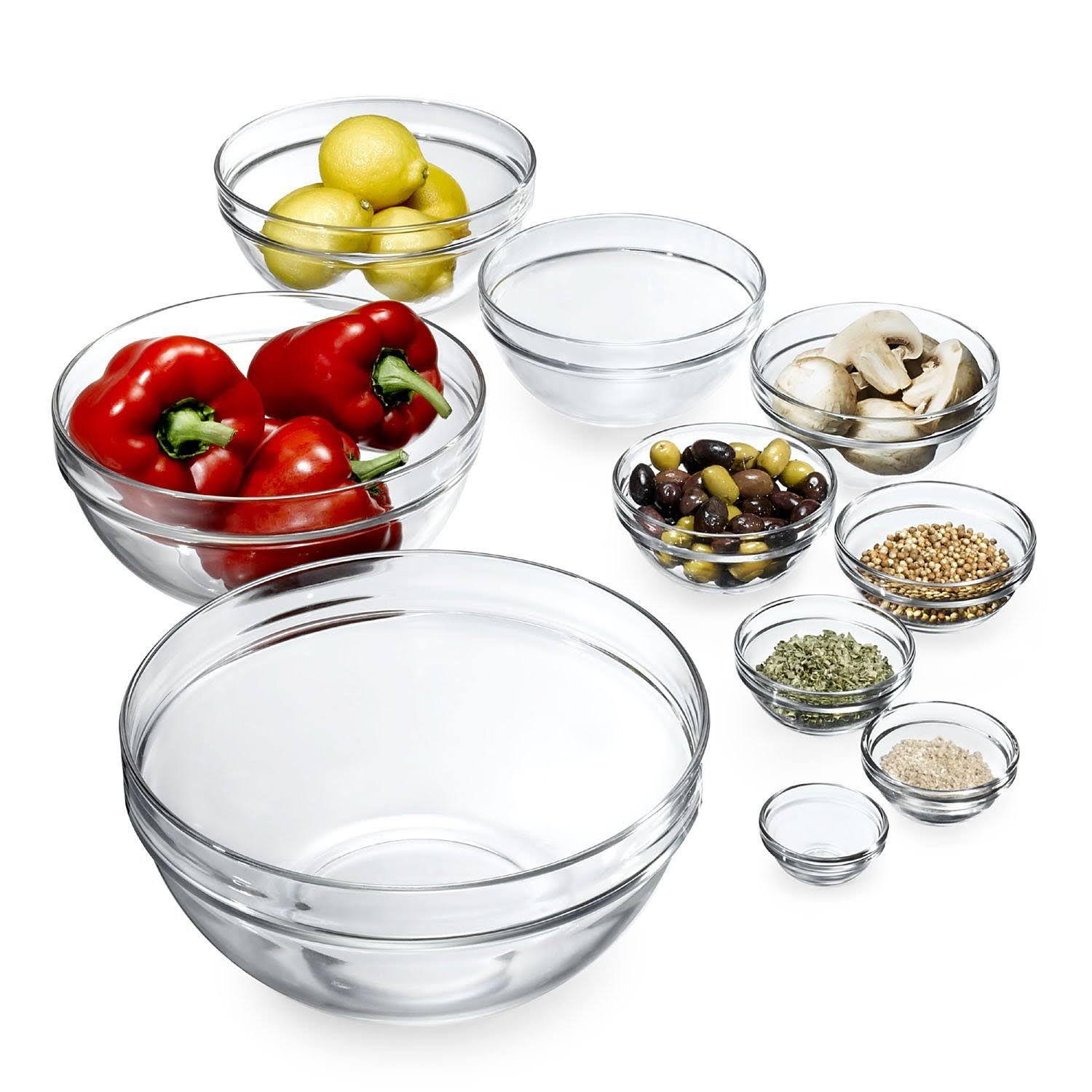 Luminarc 10-Piece Set Stackable Bowl