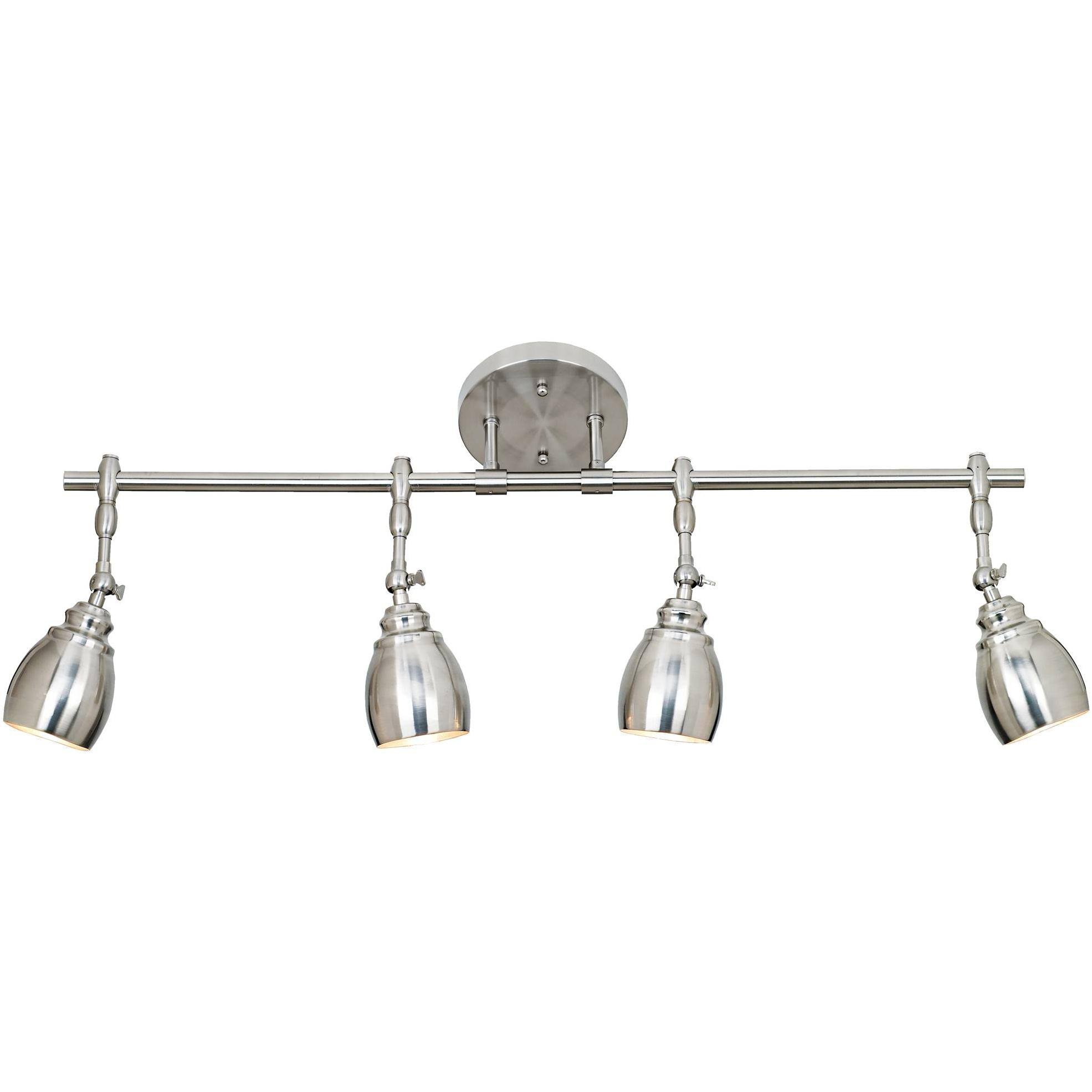 Pro Track Elm Park Brushed Nickel 4-Light Track Fixture