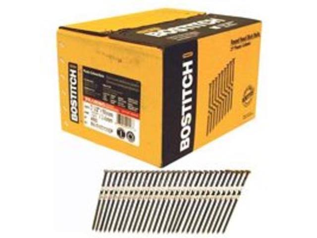 Stanley Bostitch Rh-s6dep 2 inch by 0.113 Smooth Shank 21 Degree Plastic Collated Stick Framing Nails (Pack of 6000)