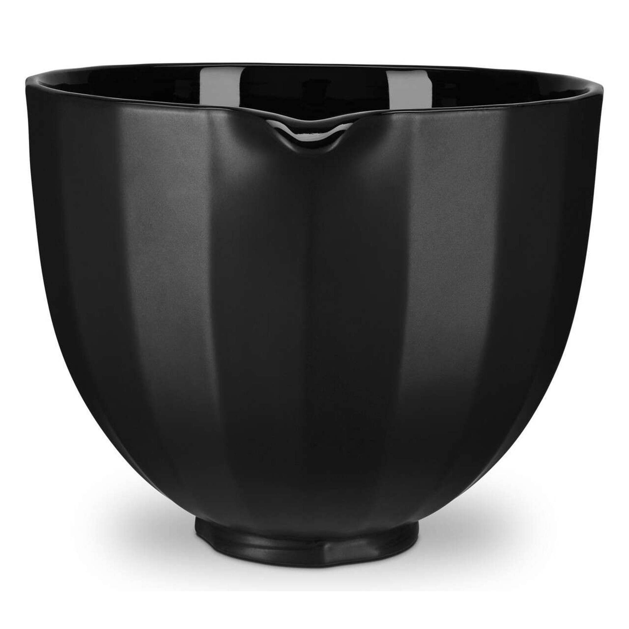 KitchenAid 5 Quart Black Shell Ceramic Bowl KSM2CB5PBS