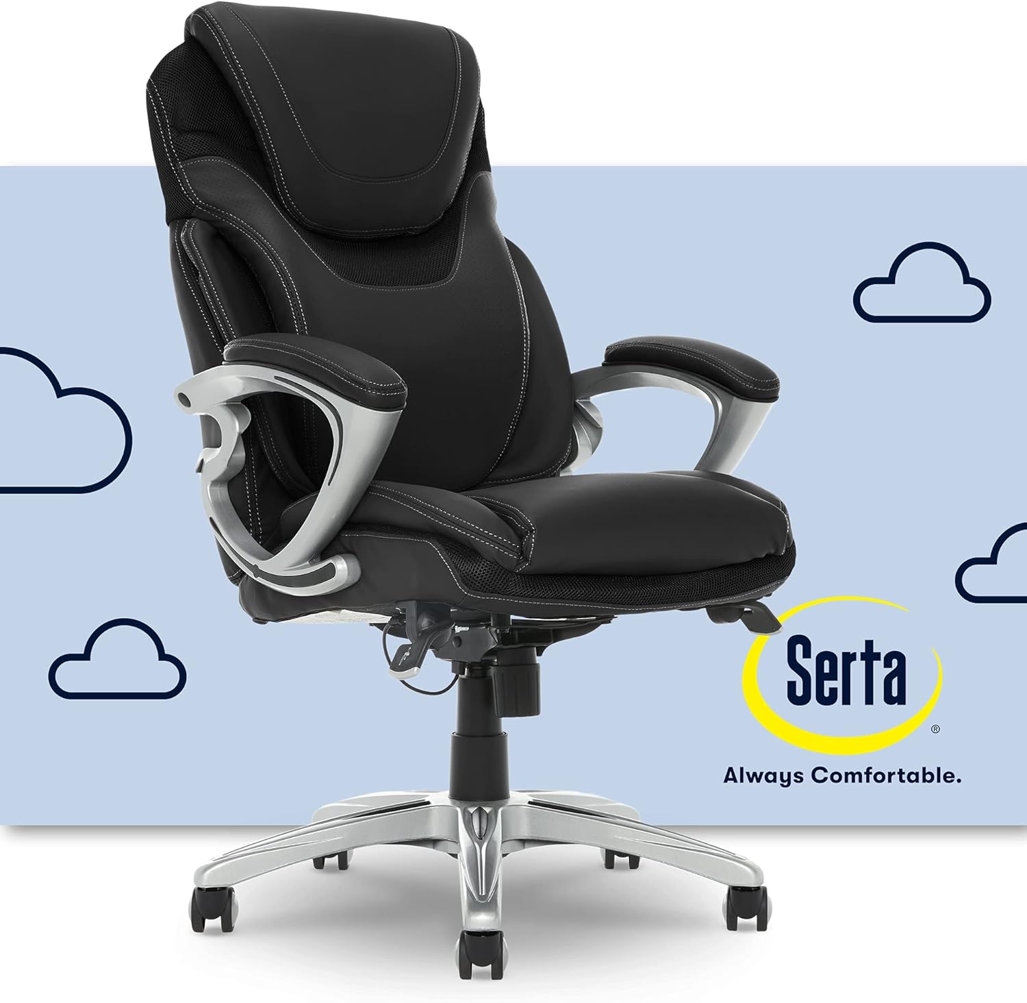 Serta Works, Executive, Deep Black