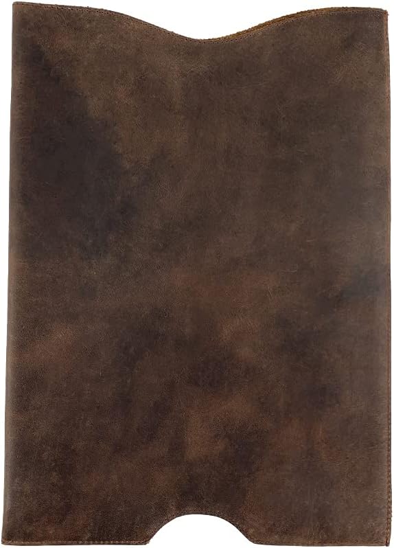 Rustic Leather MacBook Sleeve (15 in. Display) Handmade by Hide & Drink :: Bourbon Brown